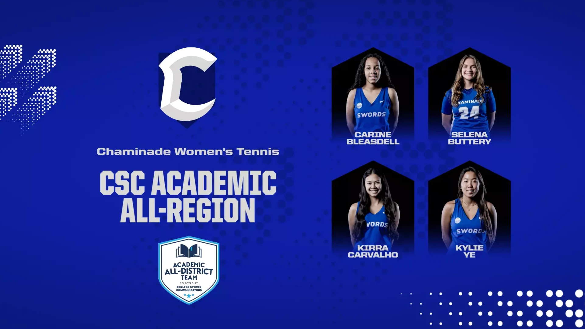 CSC WTN Academic All-Region graphic
