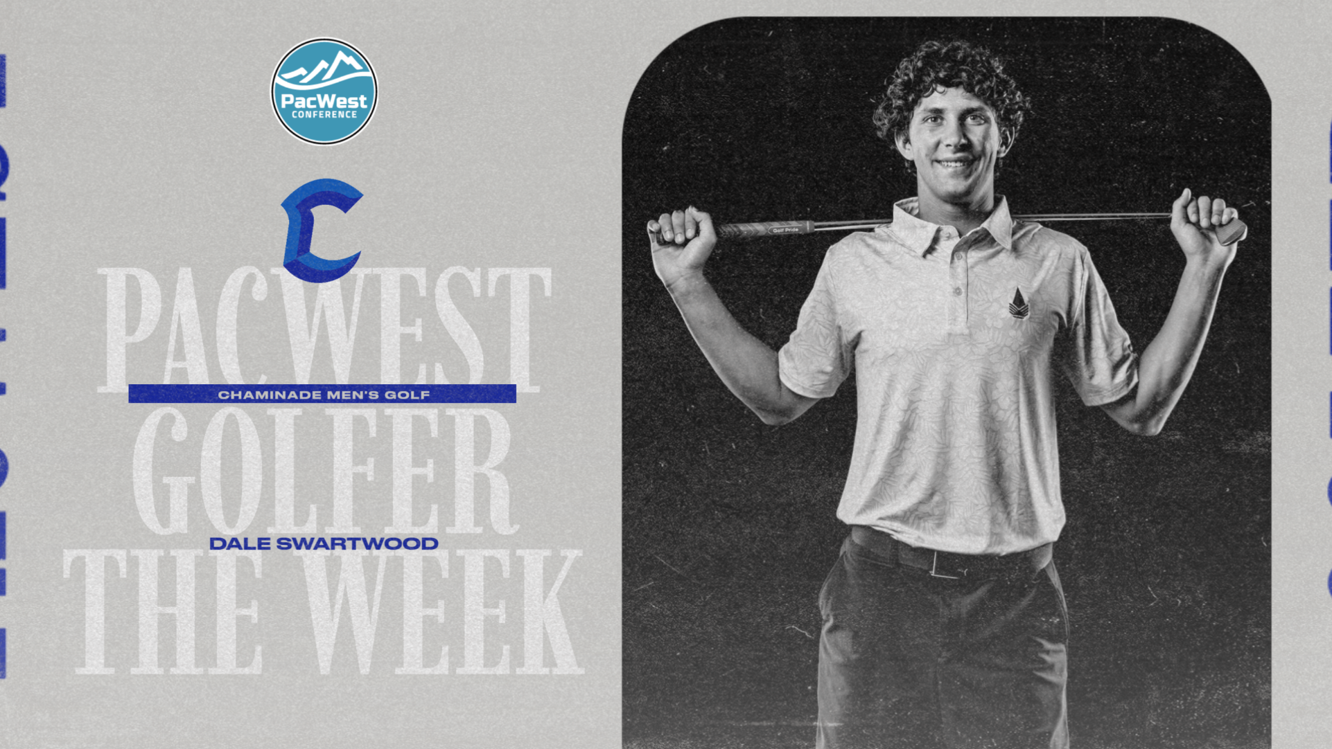 Swartwood PacWest Golfer of Week graphic