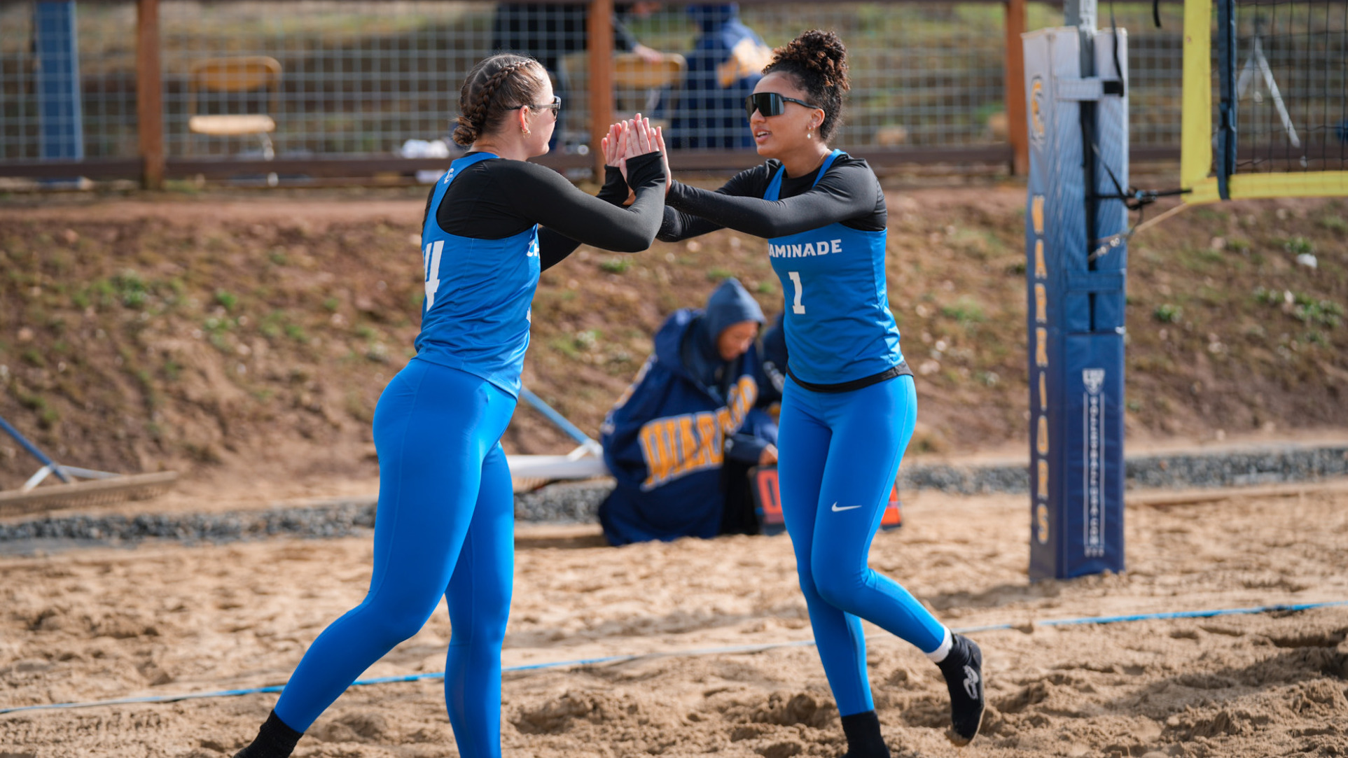 DeLaney Poling, Aliyah Hoeffer-Sanders at Corban