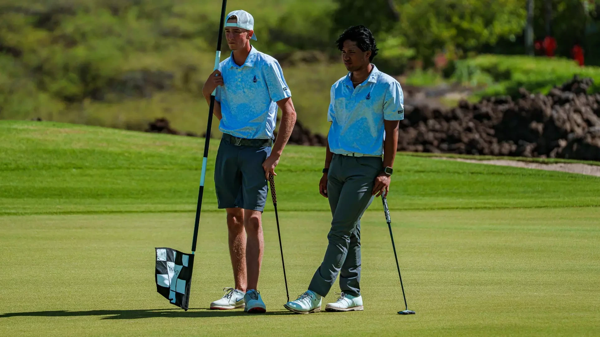 Chance Wilson and A.J. Dalhk at the Dennis Rose Intercollegiate