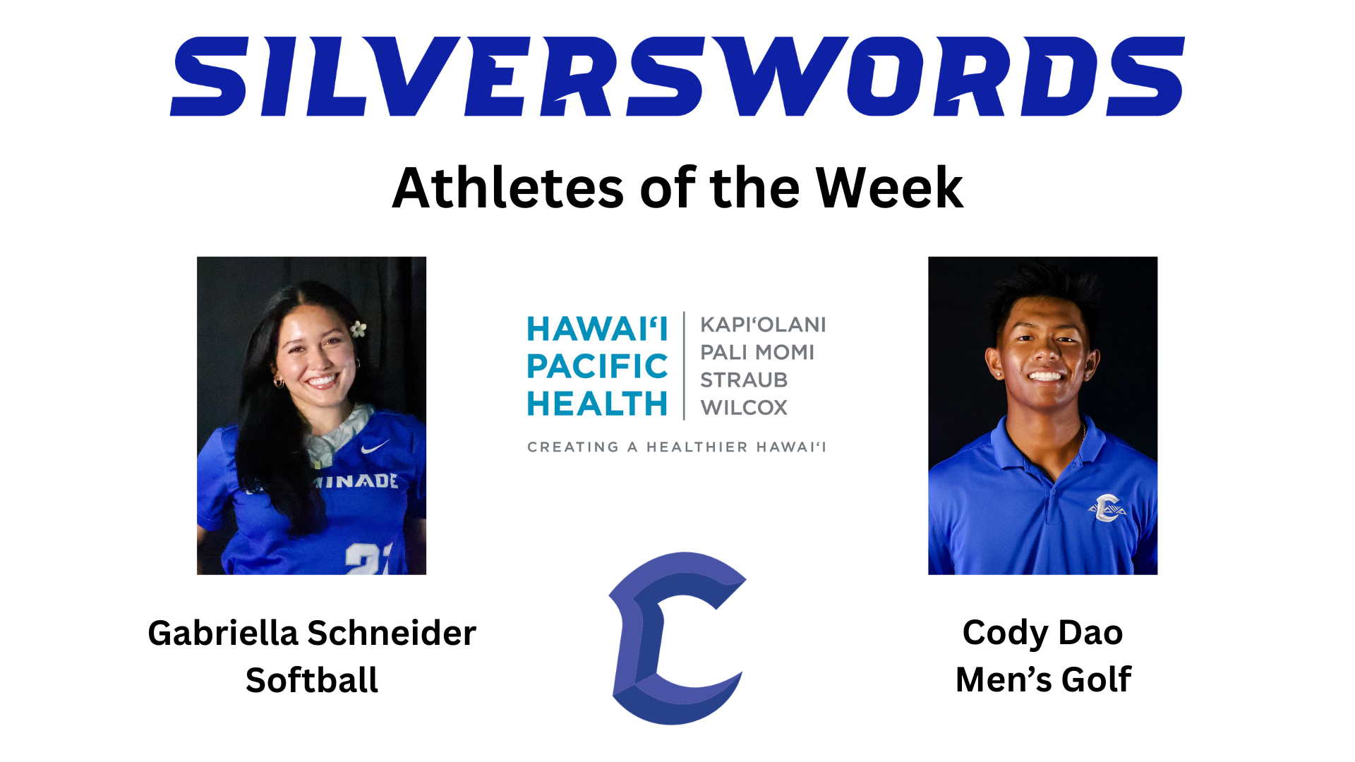 Athletes of the Week