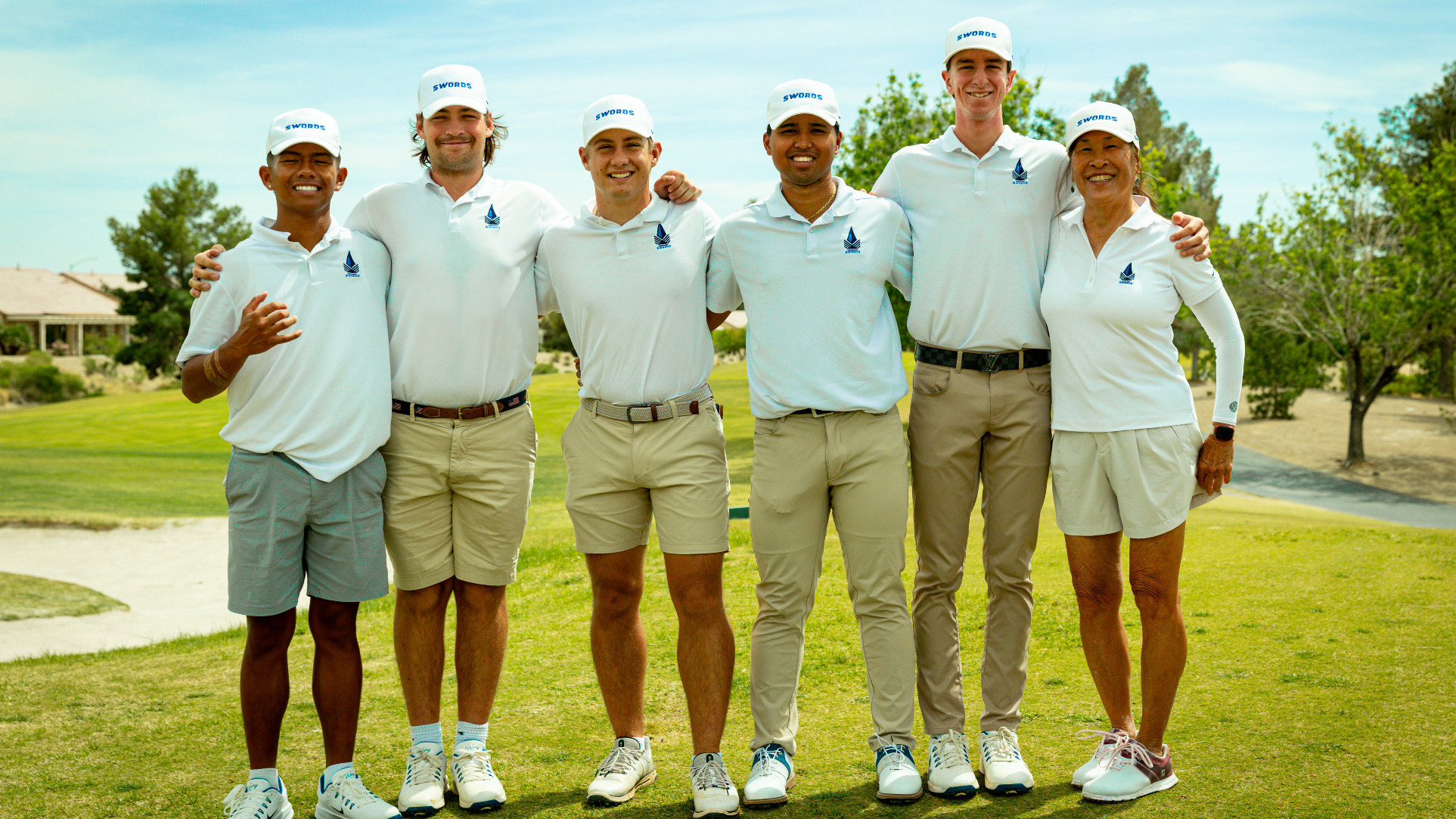 Team at PacWest Championship practice round