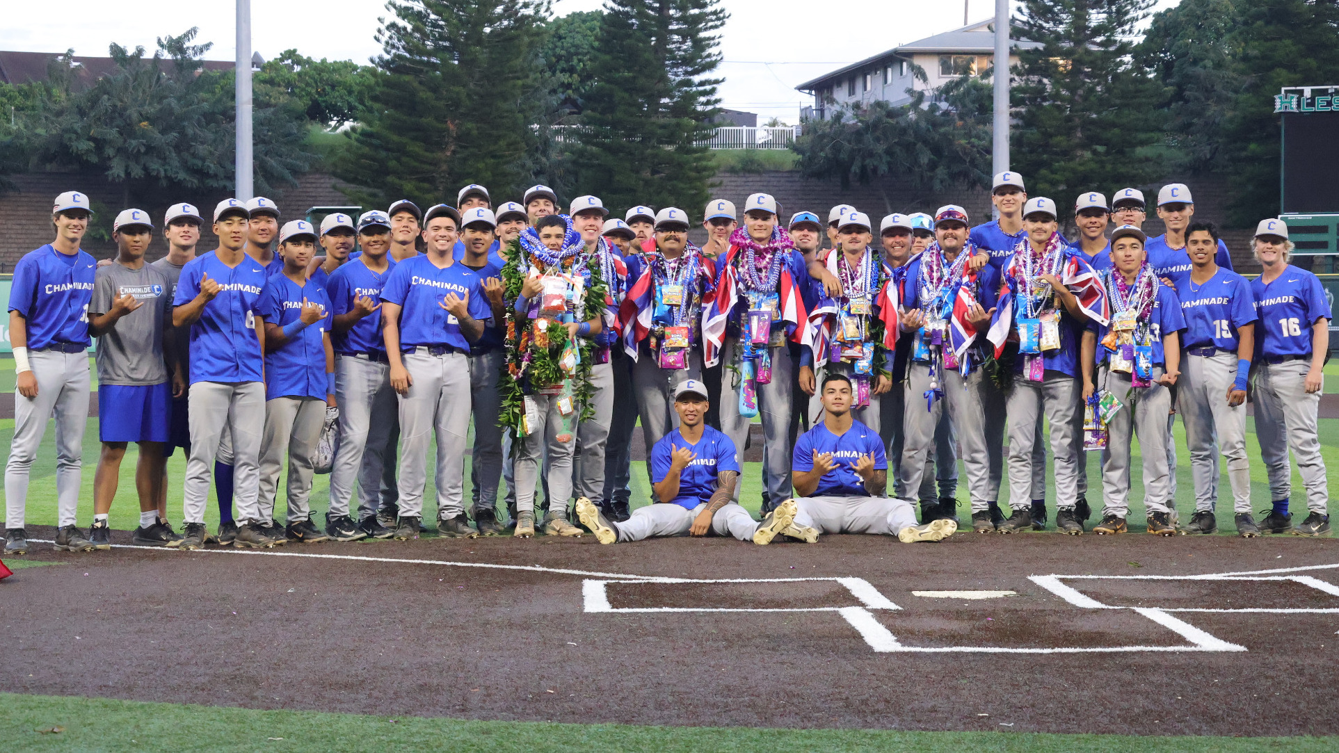Celebrating the seniors vs. Hawai'i Hilo