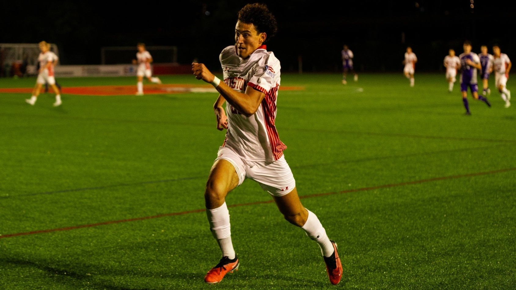 Men's Soccer Strikes Late in 1-1 Draw against Northeastern - Boston ...