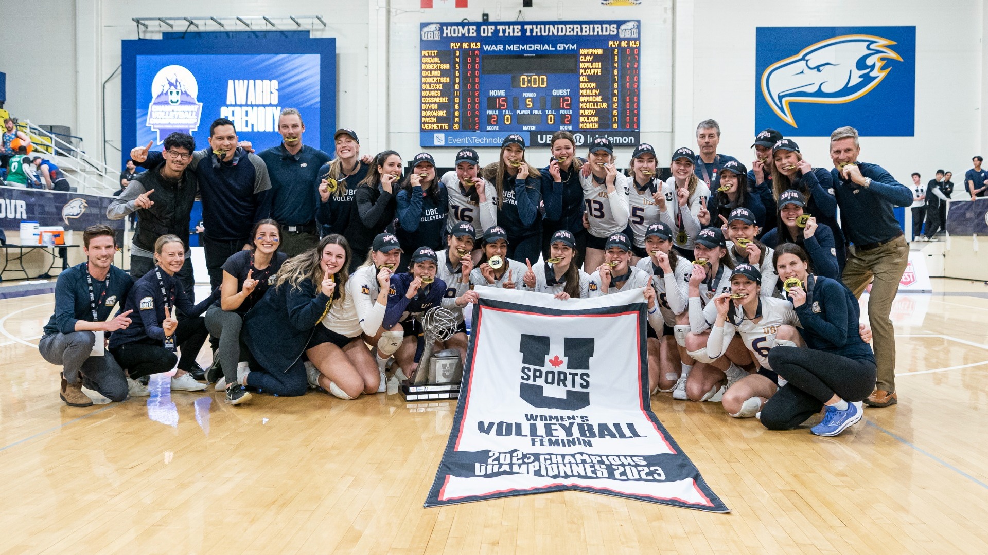 TBirds upset No.1 seed Spartans to capture 2023 U SPORTS Women's