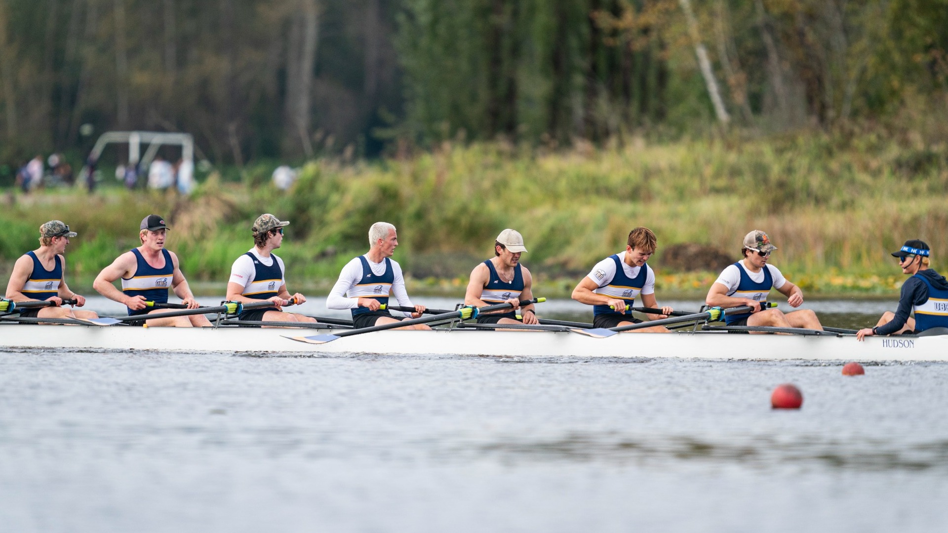 BURNABY,BC:OCTOBER 4, 2025 -- UBC Thunderbirds during the Western Canadian Rowing Championships at Burnaby Lake in Burnaby, BC, October, 4, 2025. (Rich Lam/UBC Athletics Photo) ***MANDATORY CREDIT***