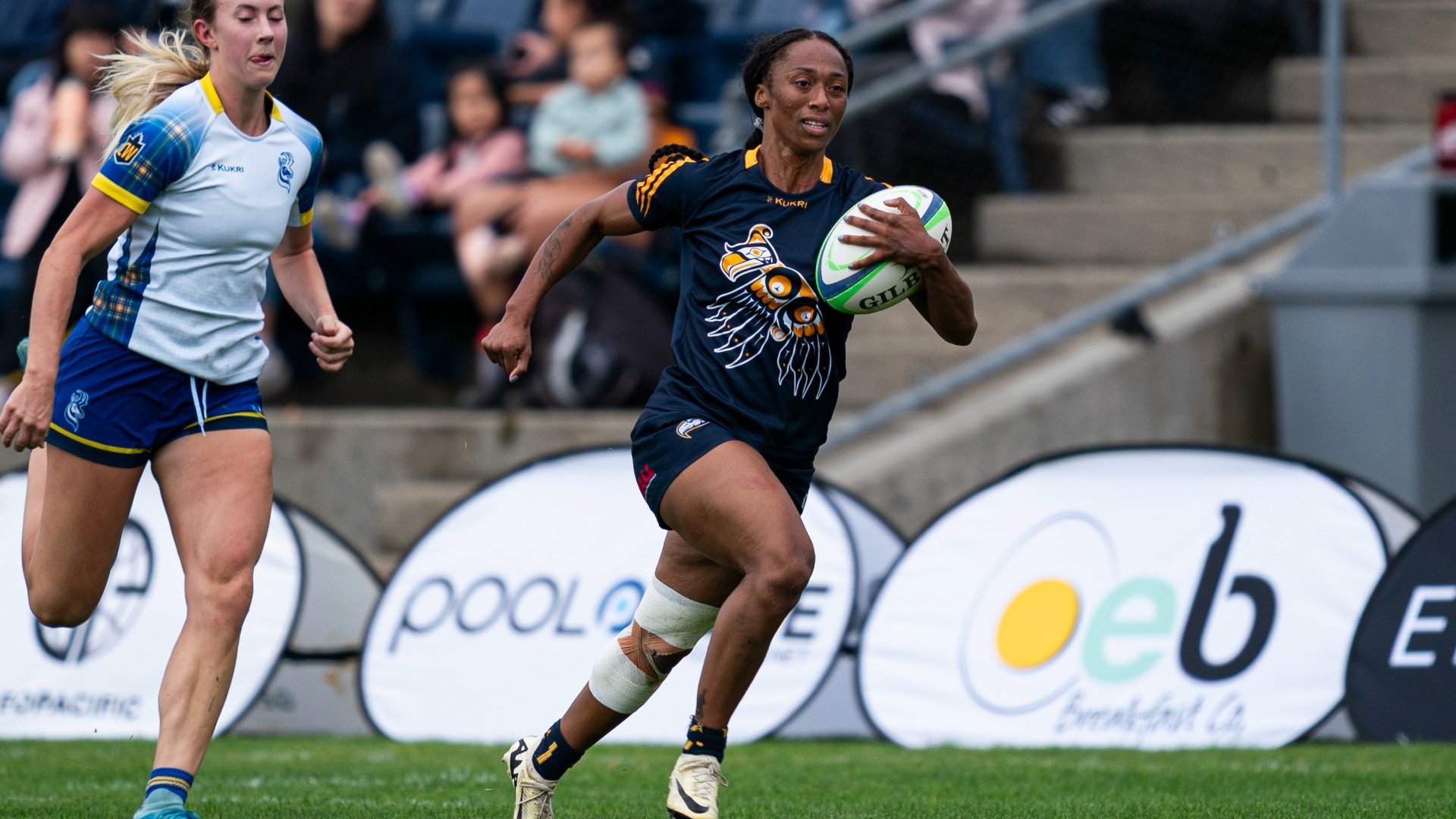 VANCOUVER,BC:SEPTEMBER 27, 2025 -- UBC Thunderbirds v University of Lethbridge Pronghorns during U Sports Canada West women’s rugby action at UBC in Vancouver, BC, September, 27, 2025. (Rich Lam/UBC Athletics Photo) ***MANDATORY CREDIT***