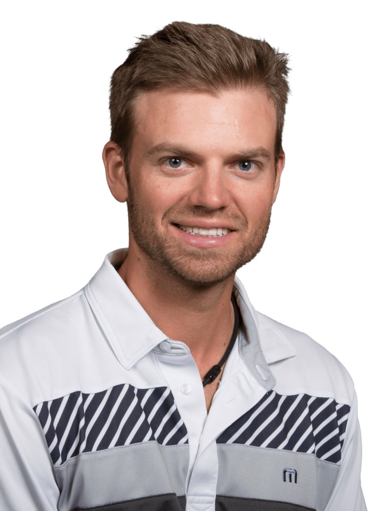 A headshot of UBC Golf Program advisor Cory Renfrew, smiling