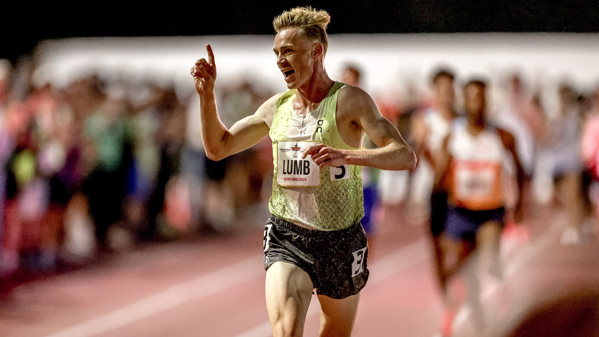 Kieran Lumb at Canadian Championships, July 31, 2025