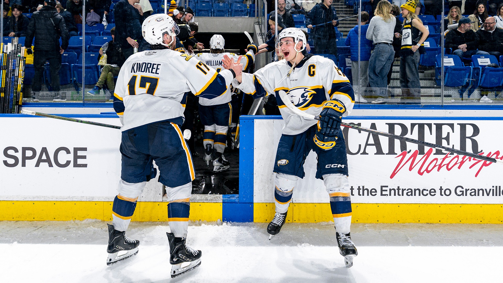 Liam Kindree, Chris Douglas vs Trinity Western, Jan. 23, 2026
