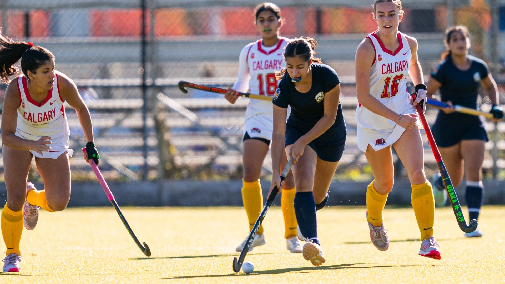 VANCOUVER,BC:OCTOBER 17, 2026 -- UBC Thunderbirds v U of Calgary Dinos during U Sports Canada West field hockey action at UBC in Vancouver, BC, October, 17, 2026. (Rich Lam/UBC Athletics Photo) ***MANDATORY CREDIT***