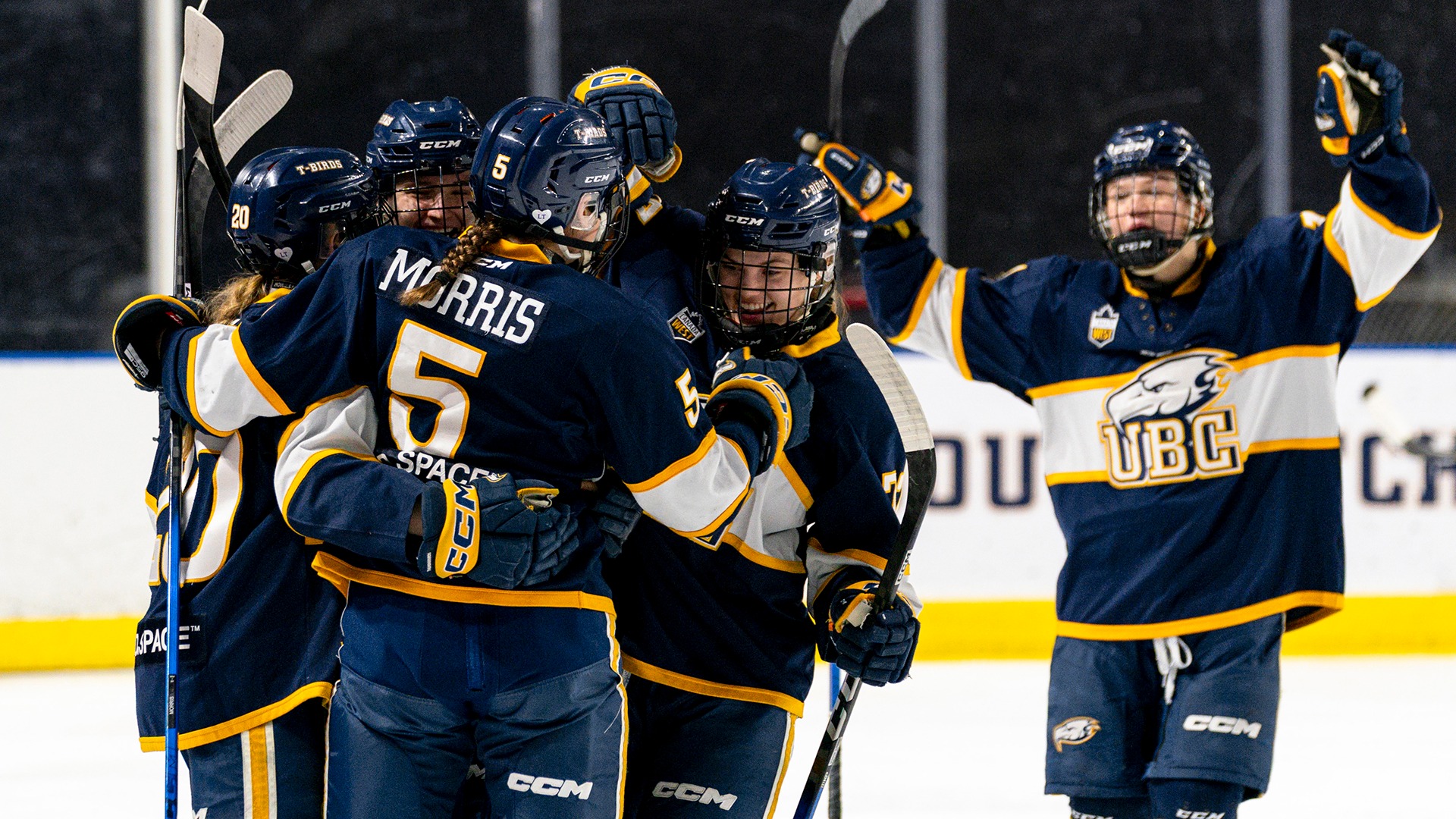 VANCOUVER,BC:February 28, 2026 -- University of British Columbia Thunderbirds Women’s Hockey v Trinity Western University Spartans during U Sports Canada West Semi-Finals Game 2 action at UBC’s Doug Mitchell Thunderbird Sports Centre in Vancouver, BC, February, 28, 2026. (Jacob Mallari/UBC Athletics Photo)***MANDATORY CREDIT***