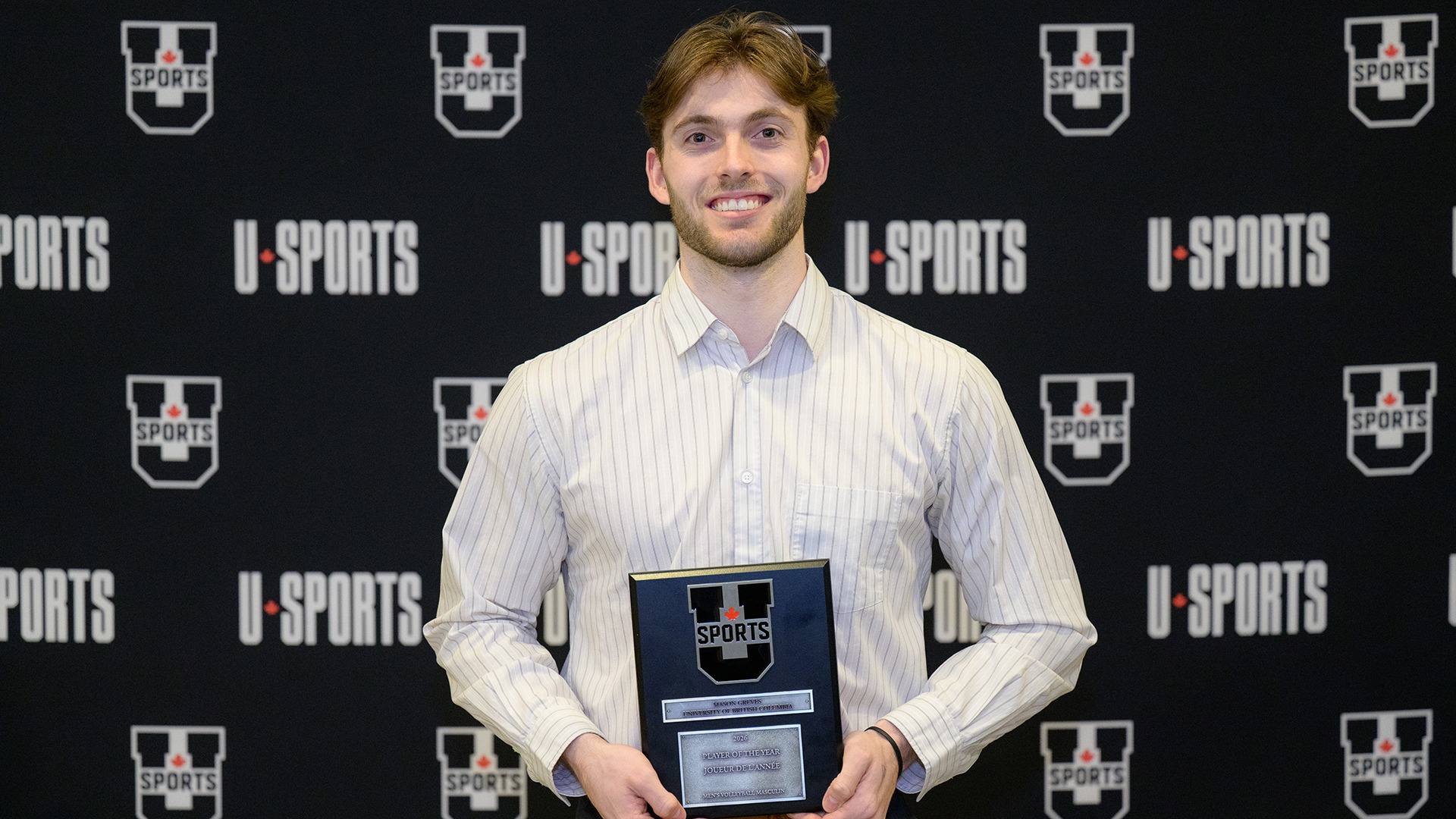 Mason Greves at U SPORTS All-Canadian Gala, March 11, 2026
