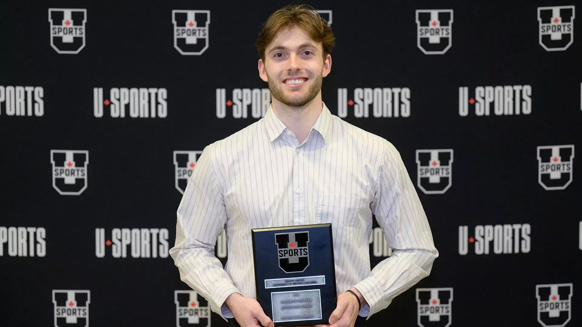 Mason Greves at U SPORTS All-Canadian Gala, March 11, 2026