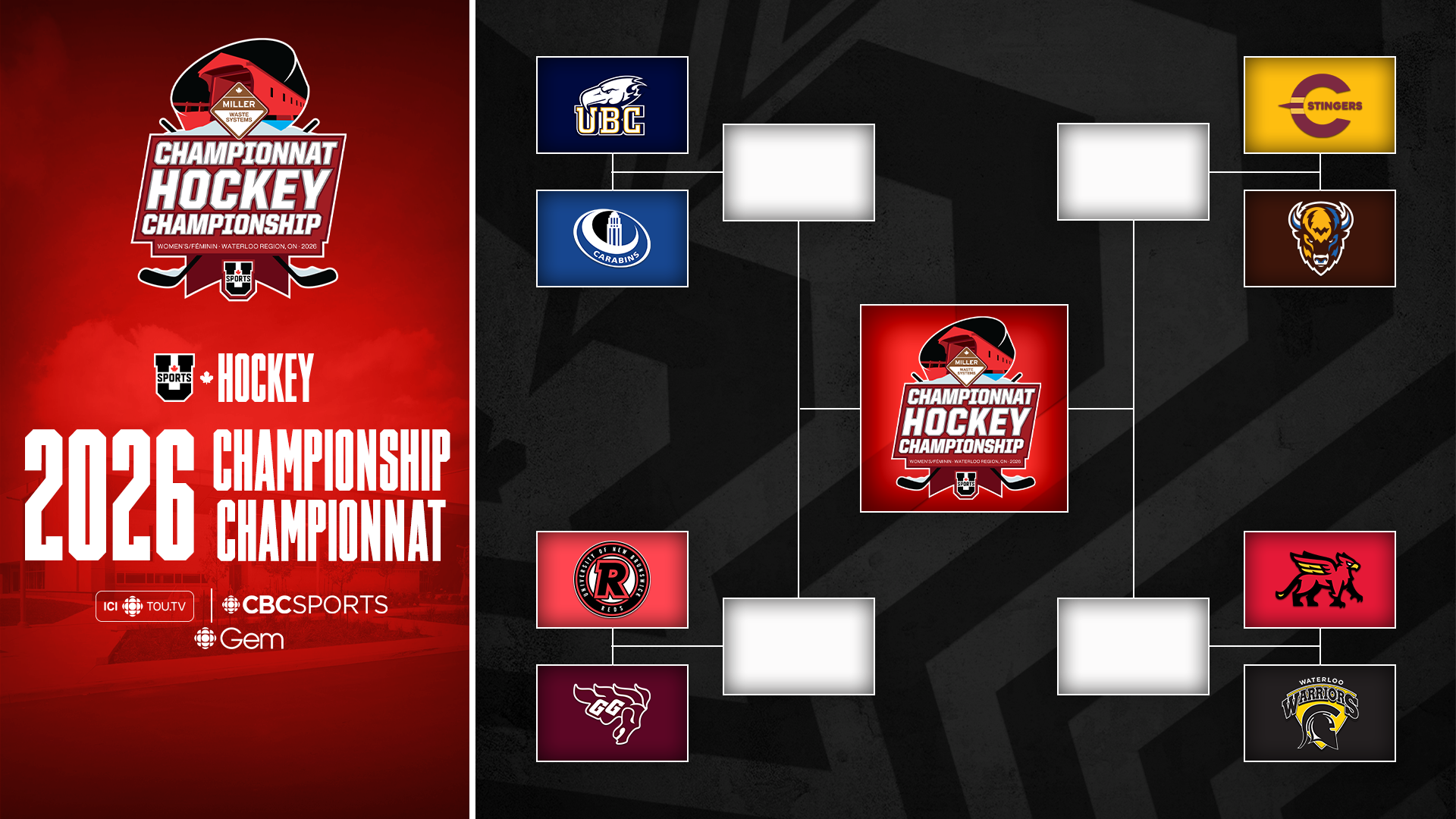 2026 WHKY U SPORTS Bracket