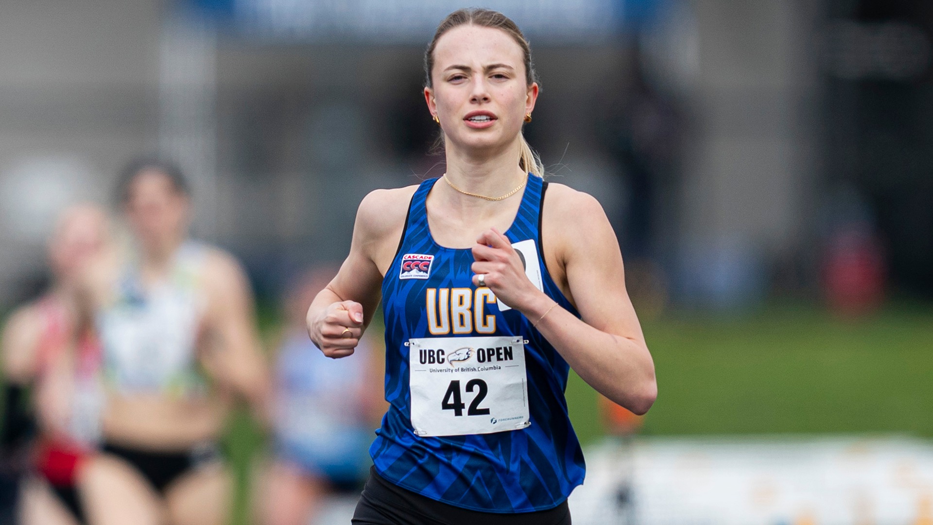 VANCOUVER,BC:OCTOBER 28, 2026 -- UBC Thunderbirds at the UBC Open Track and Field event at UBC in Vancouver, BC, March, 28, 2026. (Rich Lam/UBC Athletics Photo) ***MANDATORY CREDIT***
