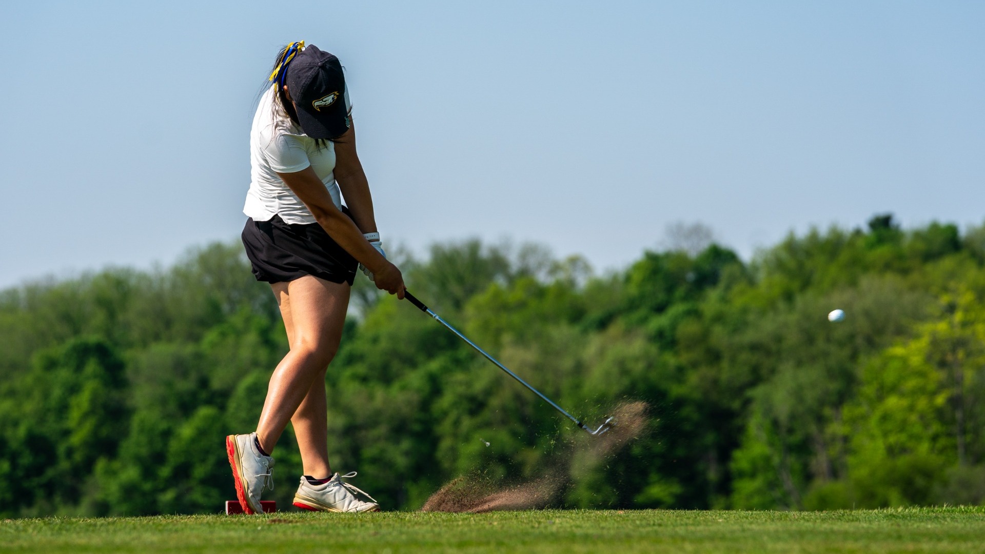 2026 NAIA Women’s Golf National Championship at Eagle Crest Golf Club in Ypsilanti, MI on May 18, 2026.  Day 1 practice round.