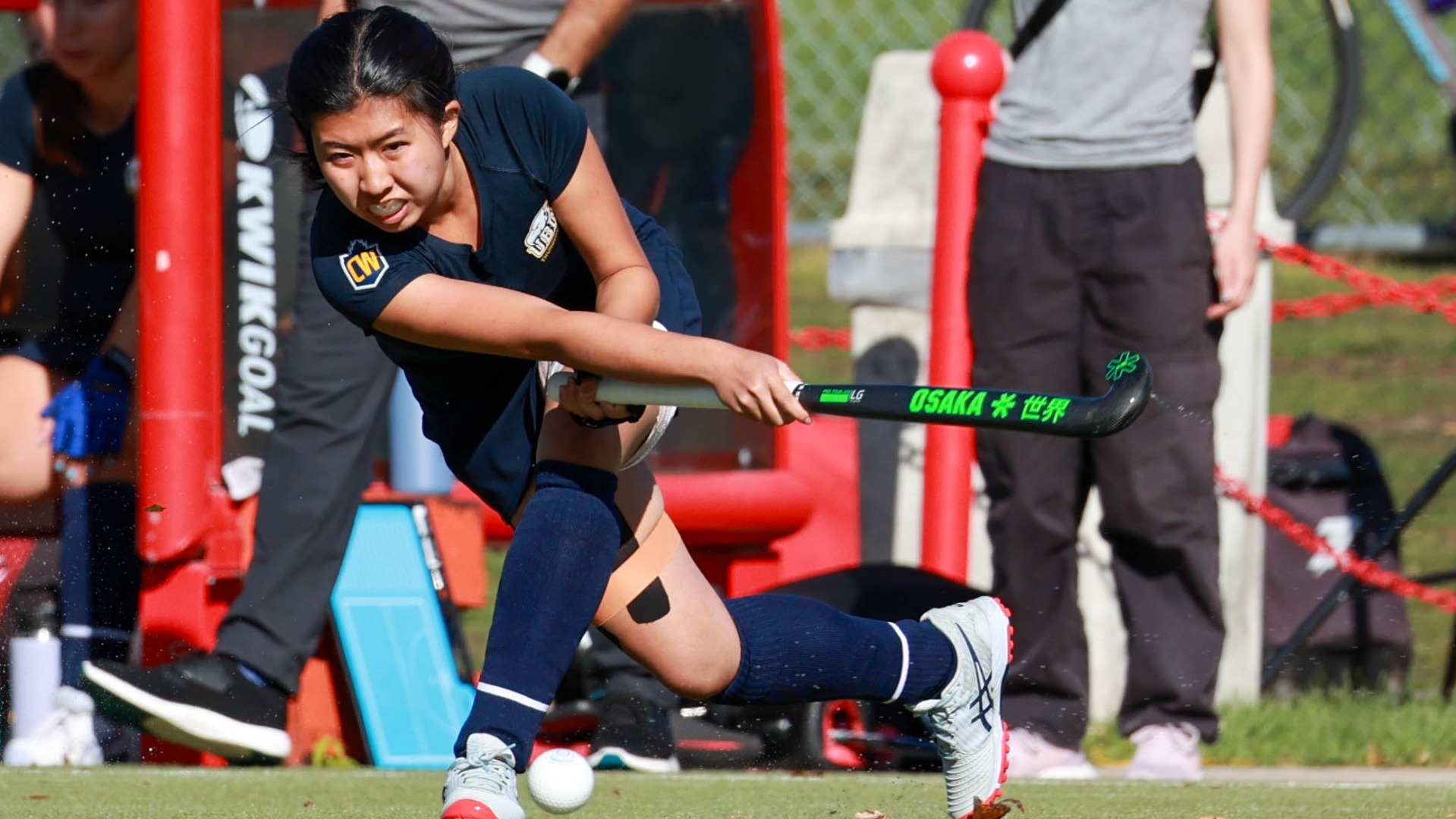 A UBC T-Bird strikes the ball during a game vs Calgary Dinos on Sep. 20, 2026