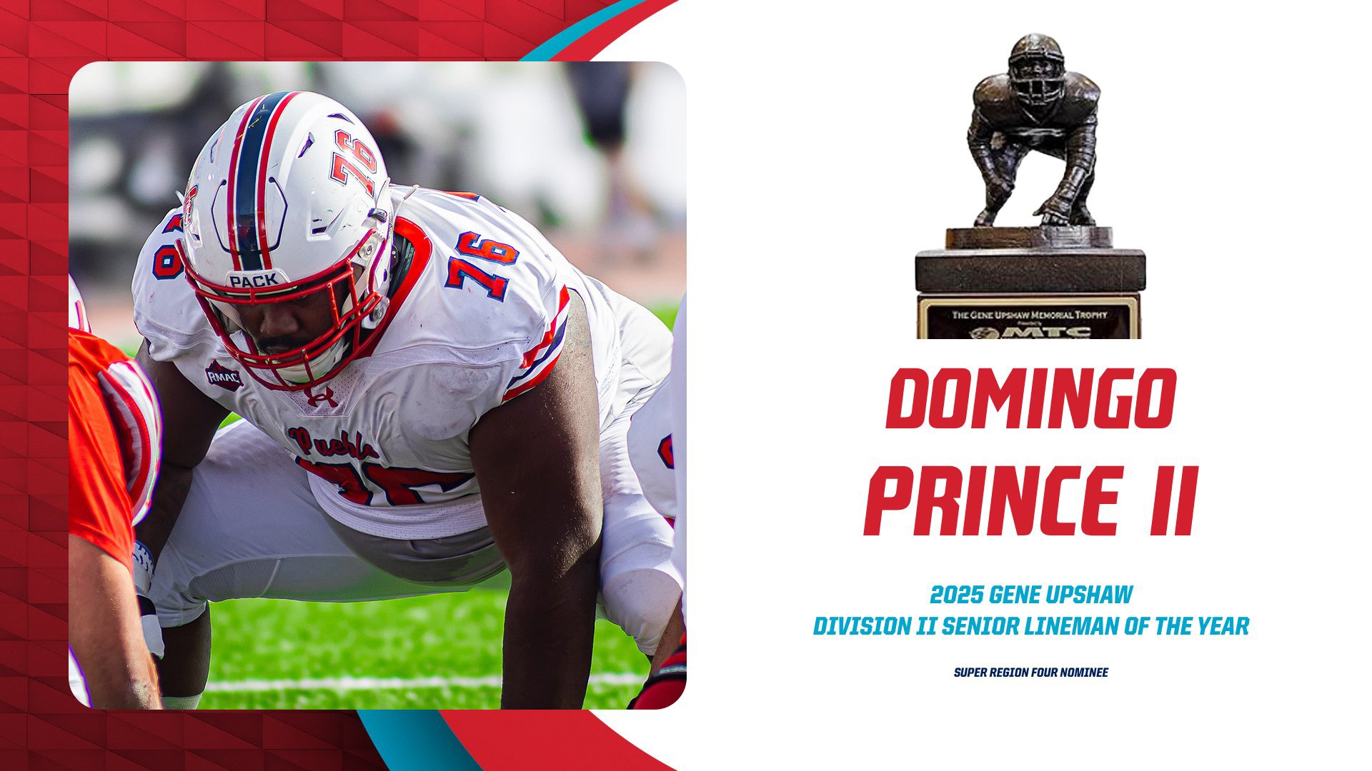 Domingo Prince II - Upshaw Award Nominee