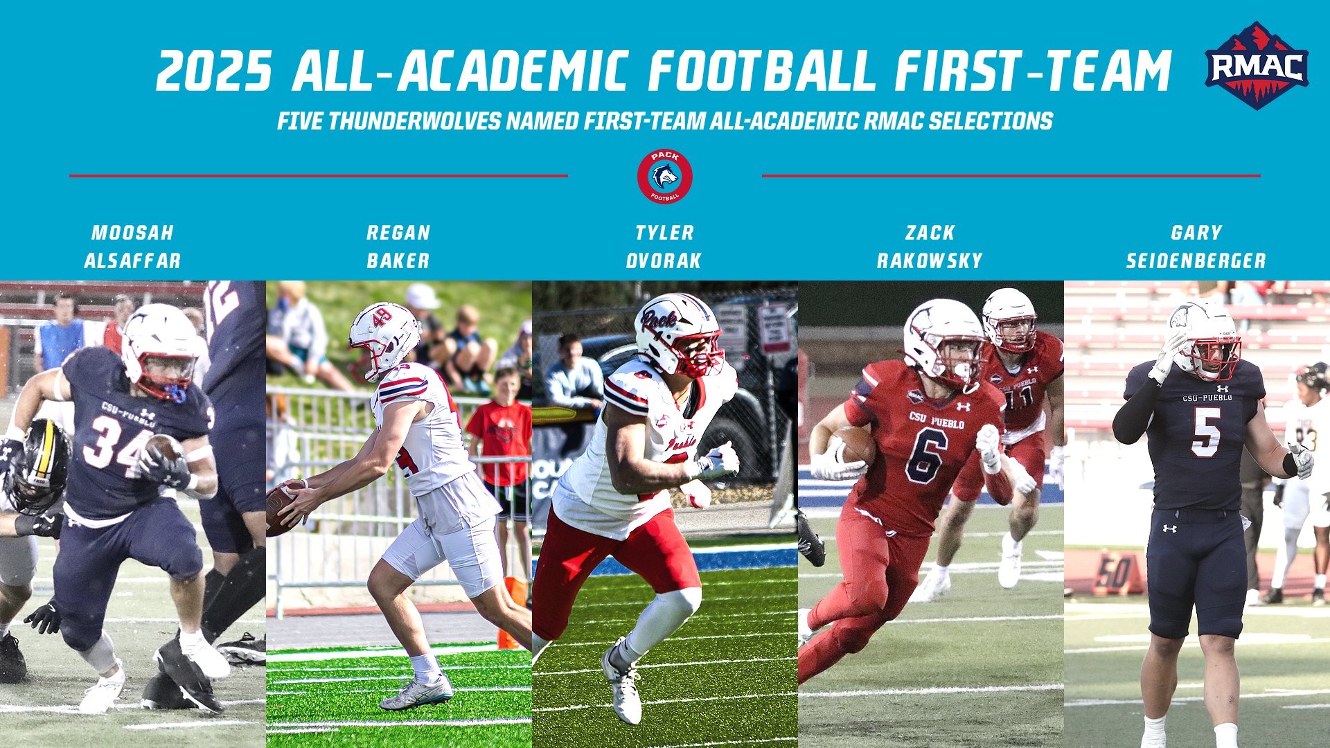 2025 RMAC Football First-Team All-Academic 