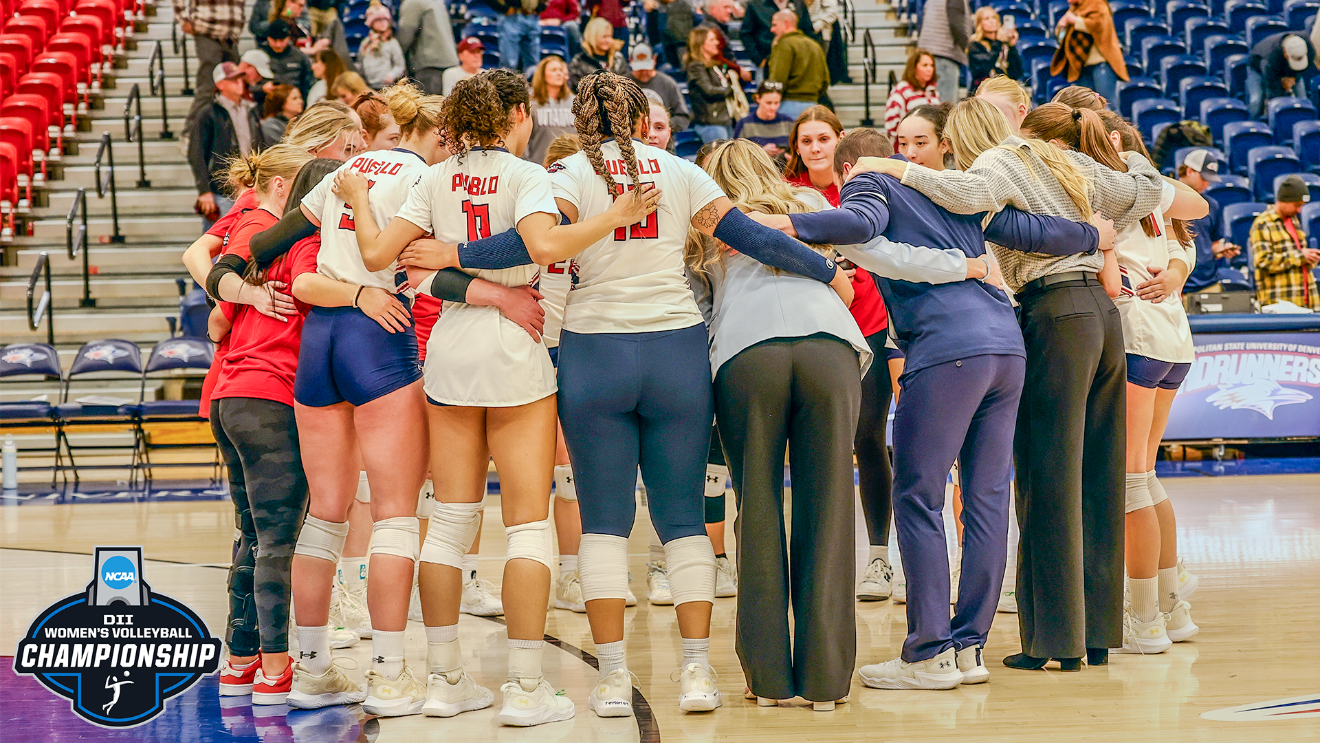 VB NCAA Rd. 1 Huddle 