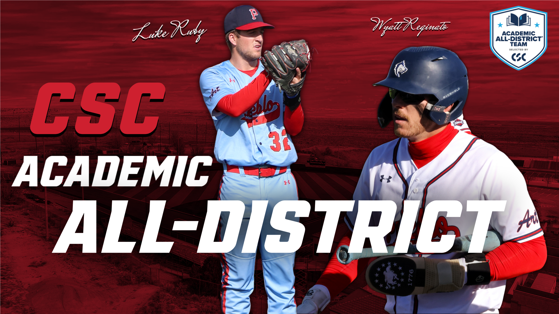 CSC Academic All-District - Ruby/Reginato