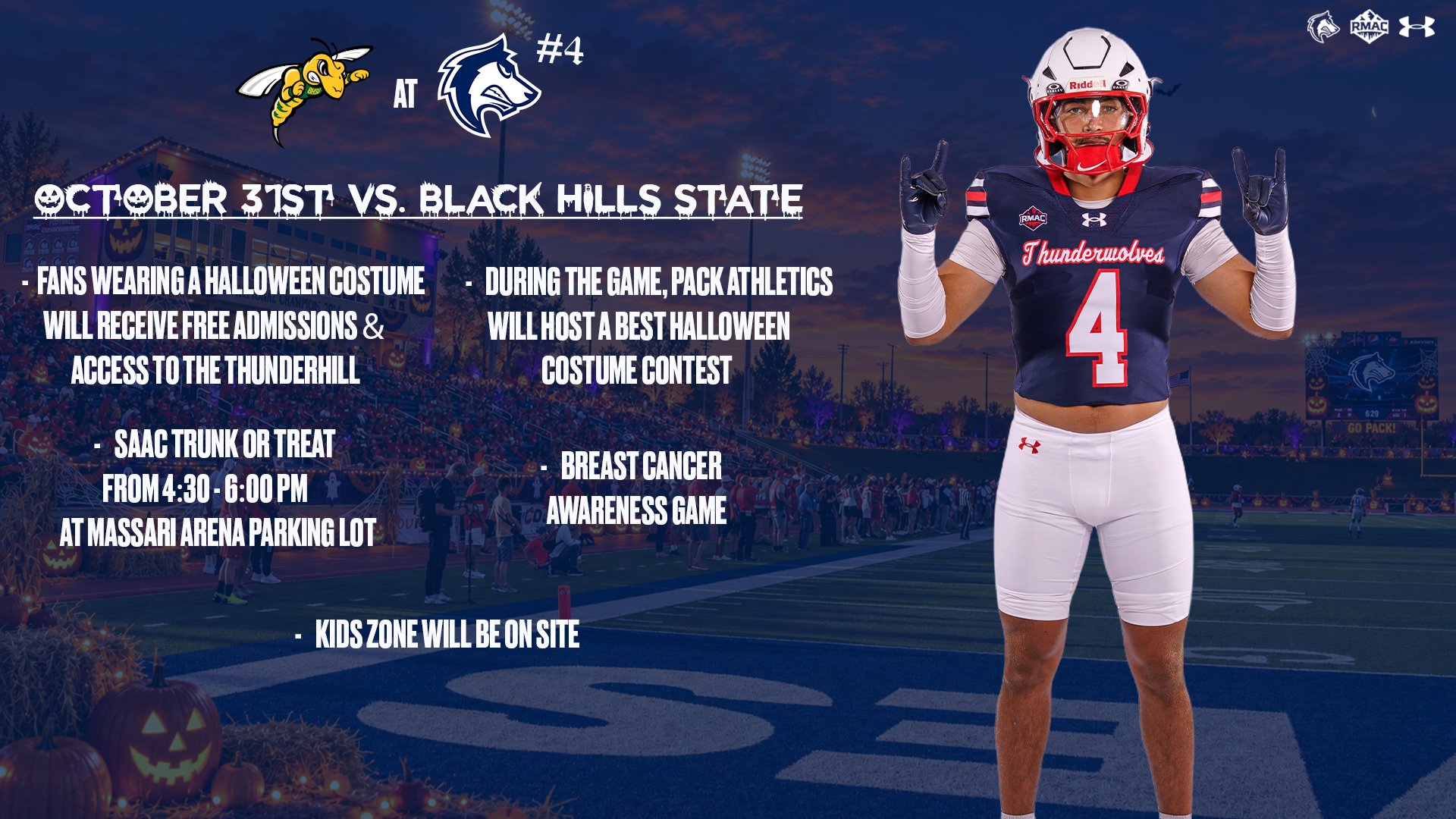 Halloween Football Game Promo