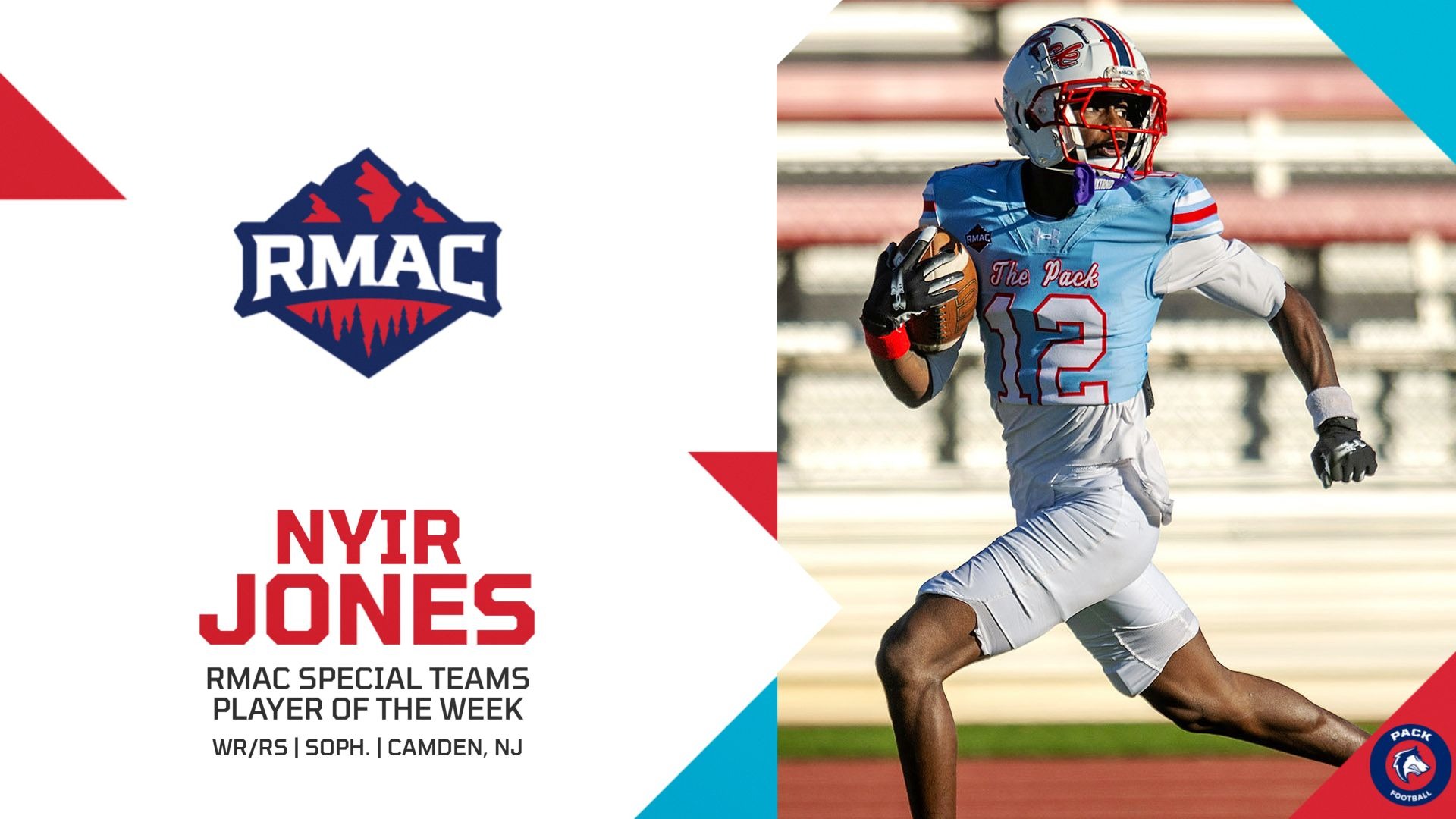 Nyir Jones RMAC Special Teams POW