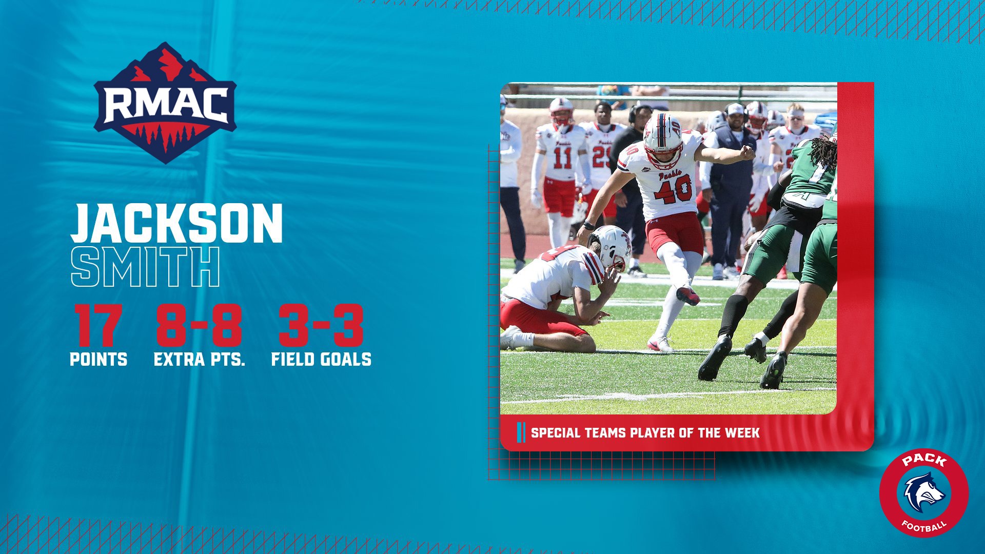 Smith RMAC Special Teams Player of the Week