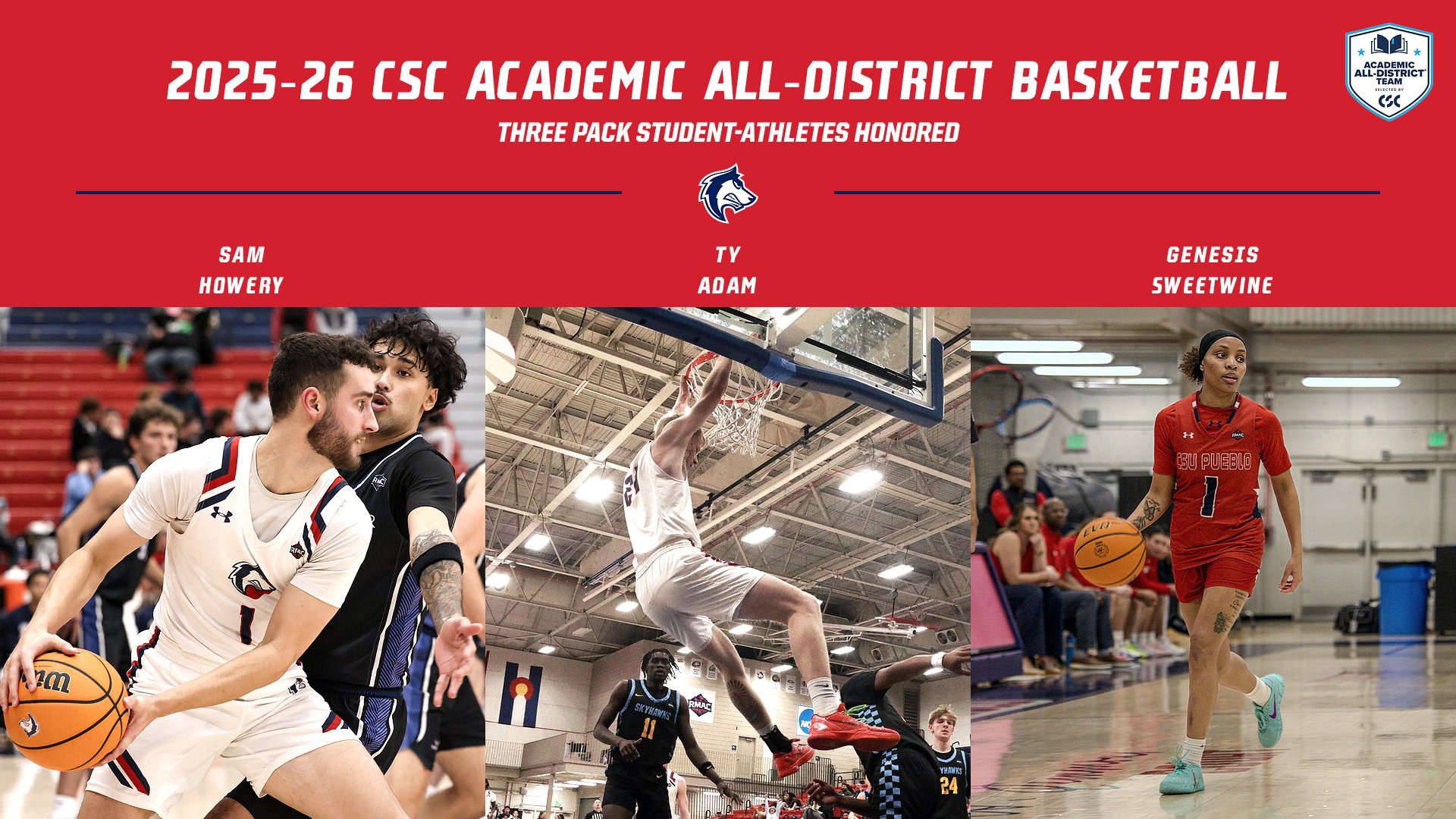 2025-26 CSC Academic All-District Basketball