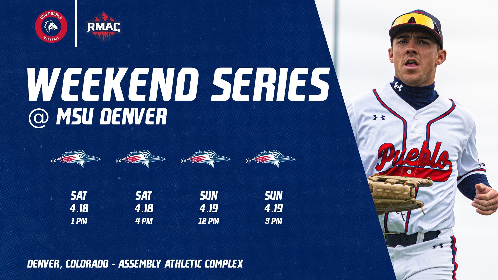 MSU Denver Series Preview Graphic