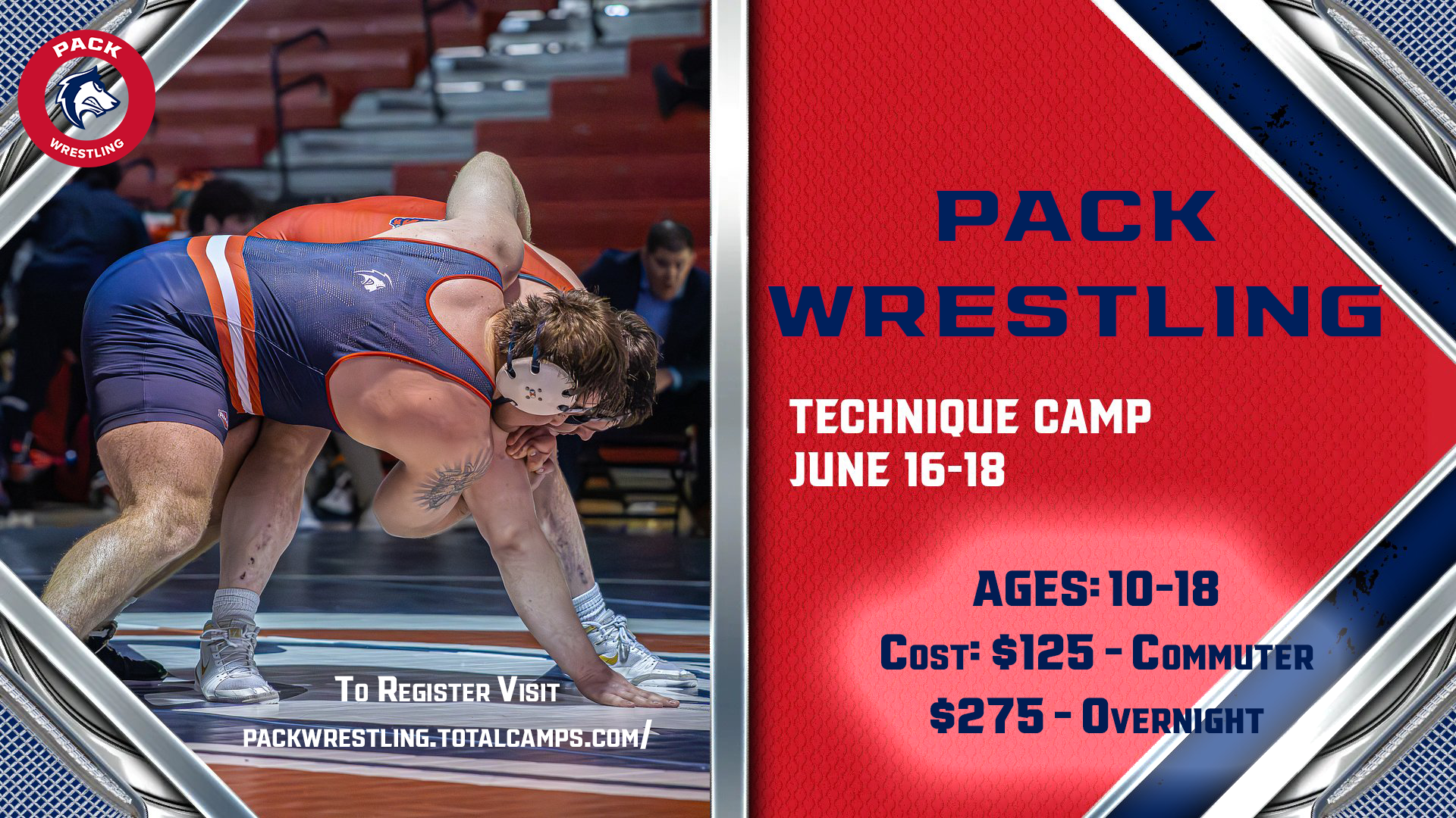 Wrestling Technique Camp flyer