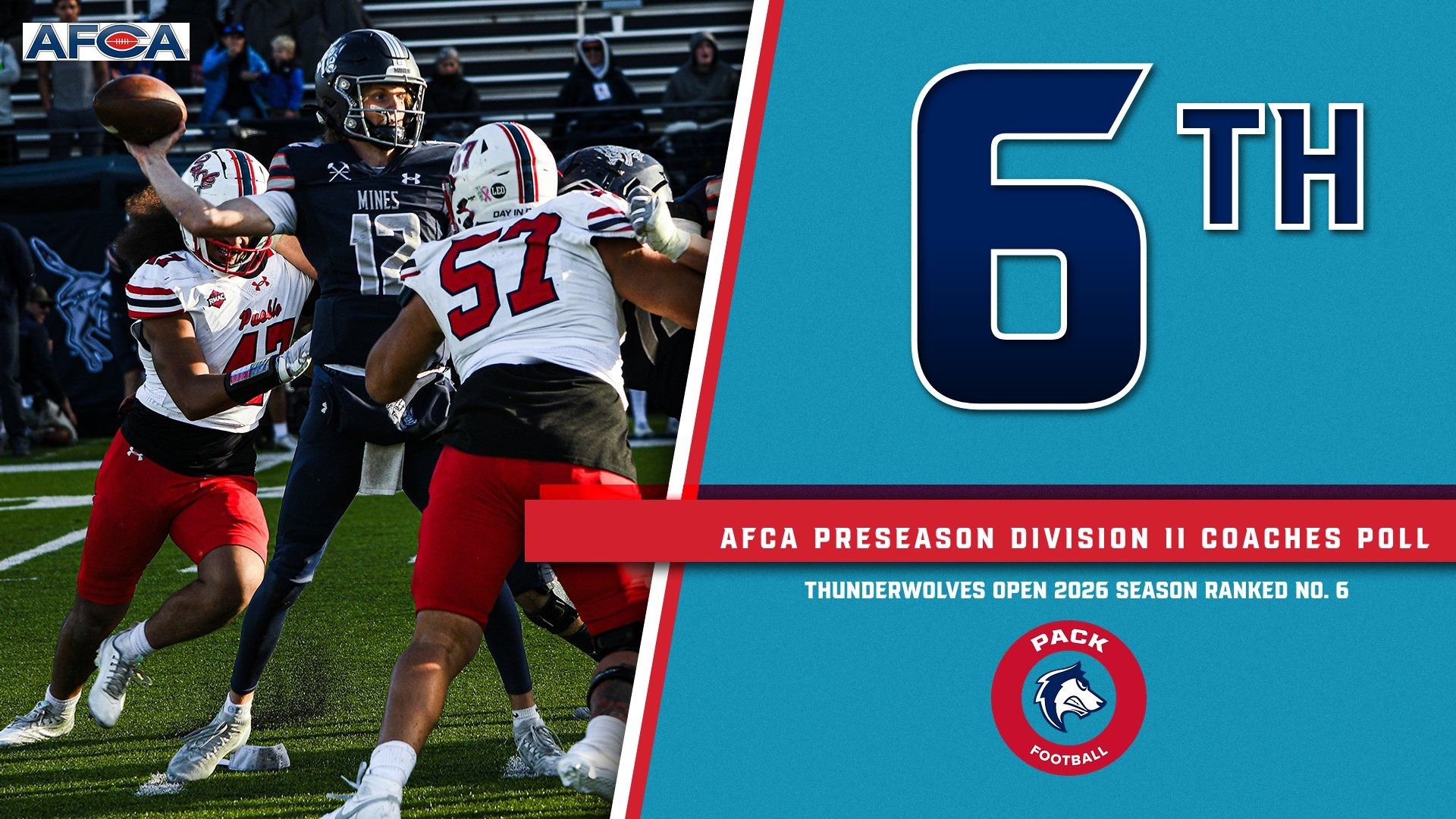 2026 AFCA Preseason Poll Graphic