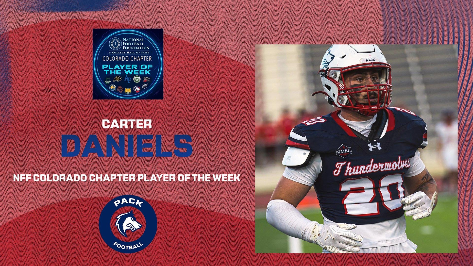 Daniels NFFCC Player of the Week