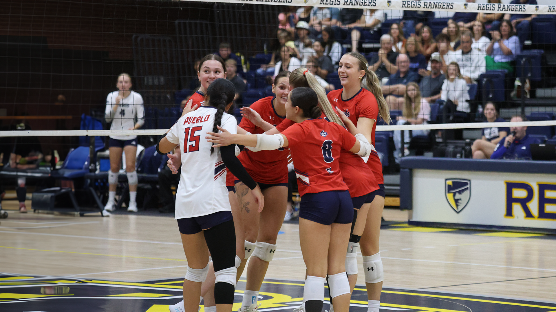 VB Huddle at Regis