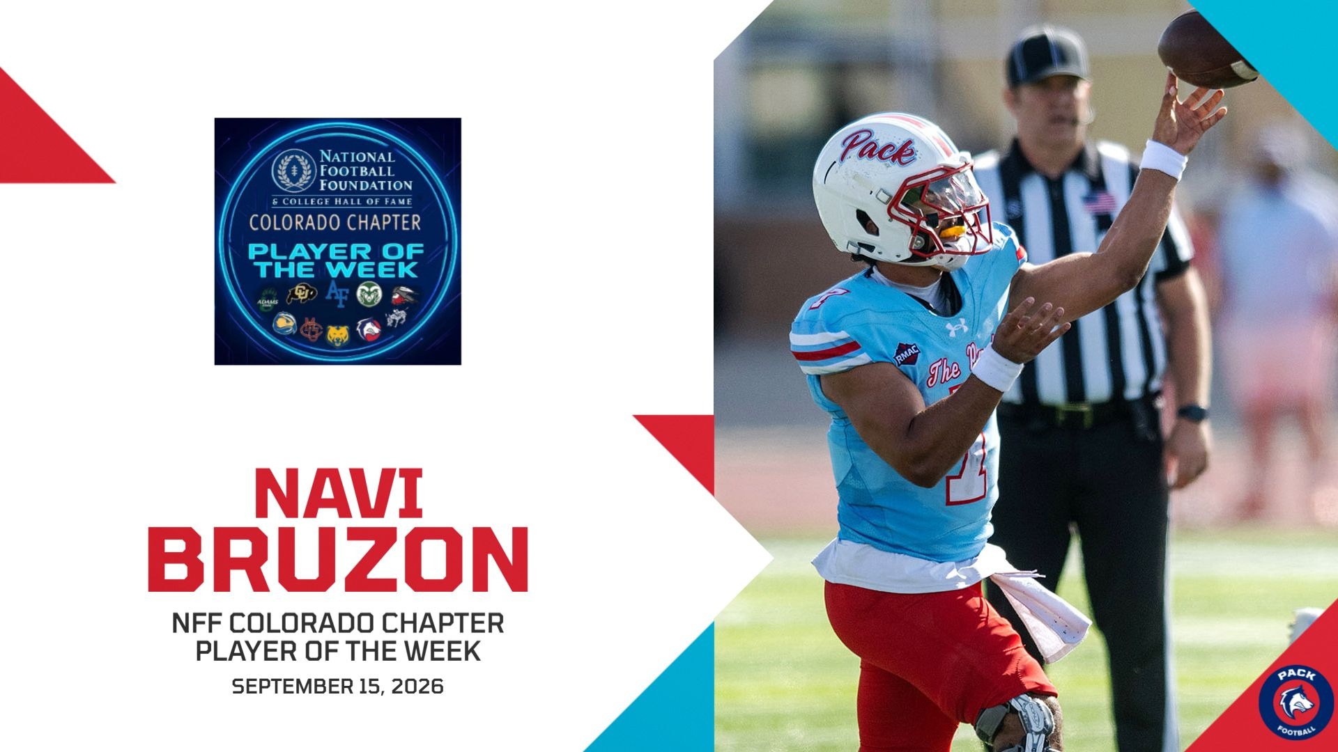 Bruzon NFFCC Player of the Week