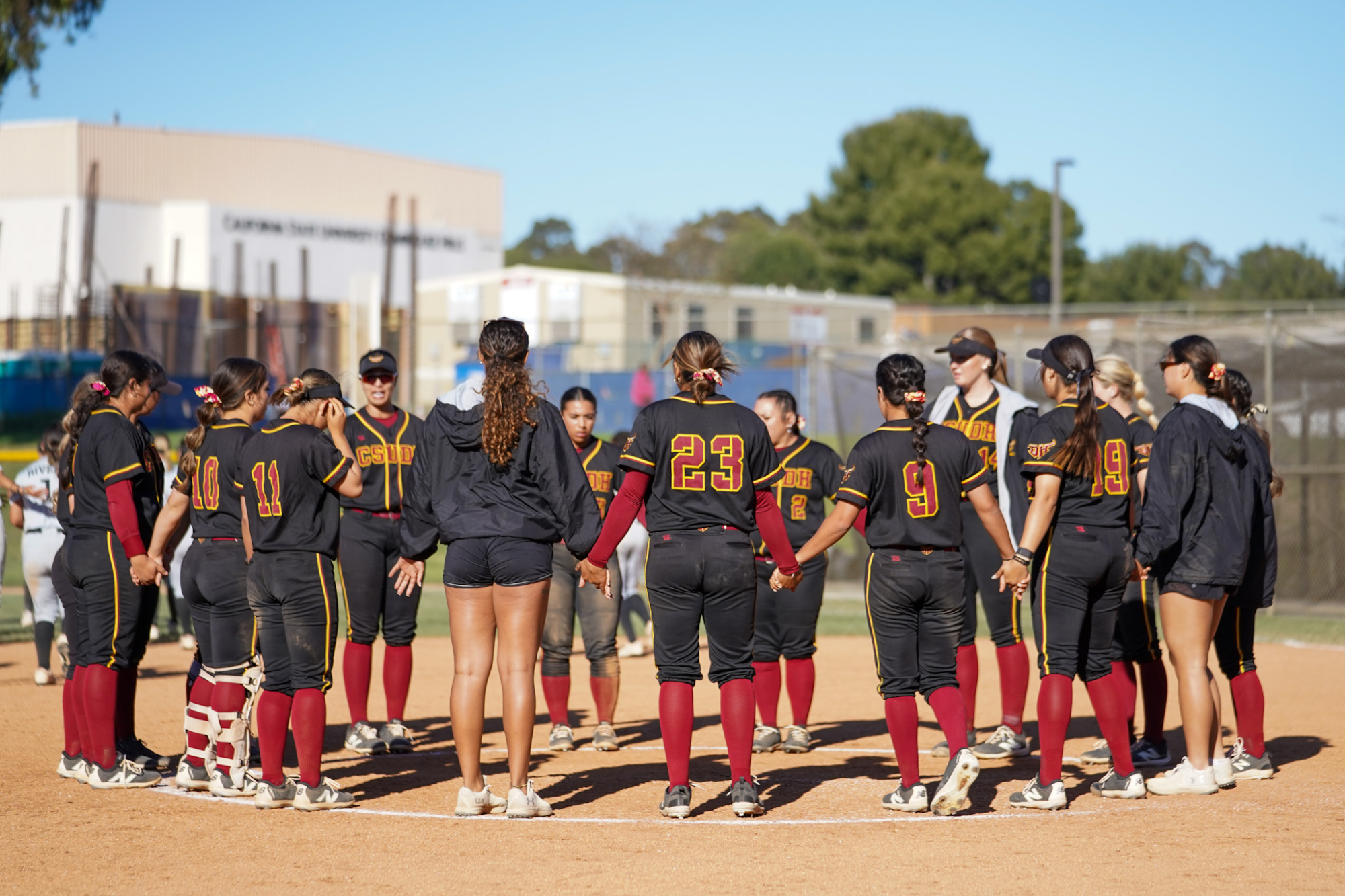 Softball mound circle