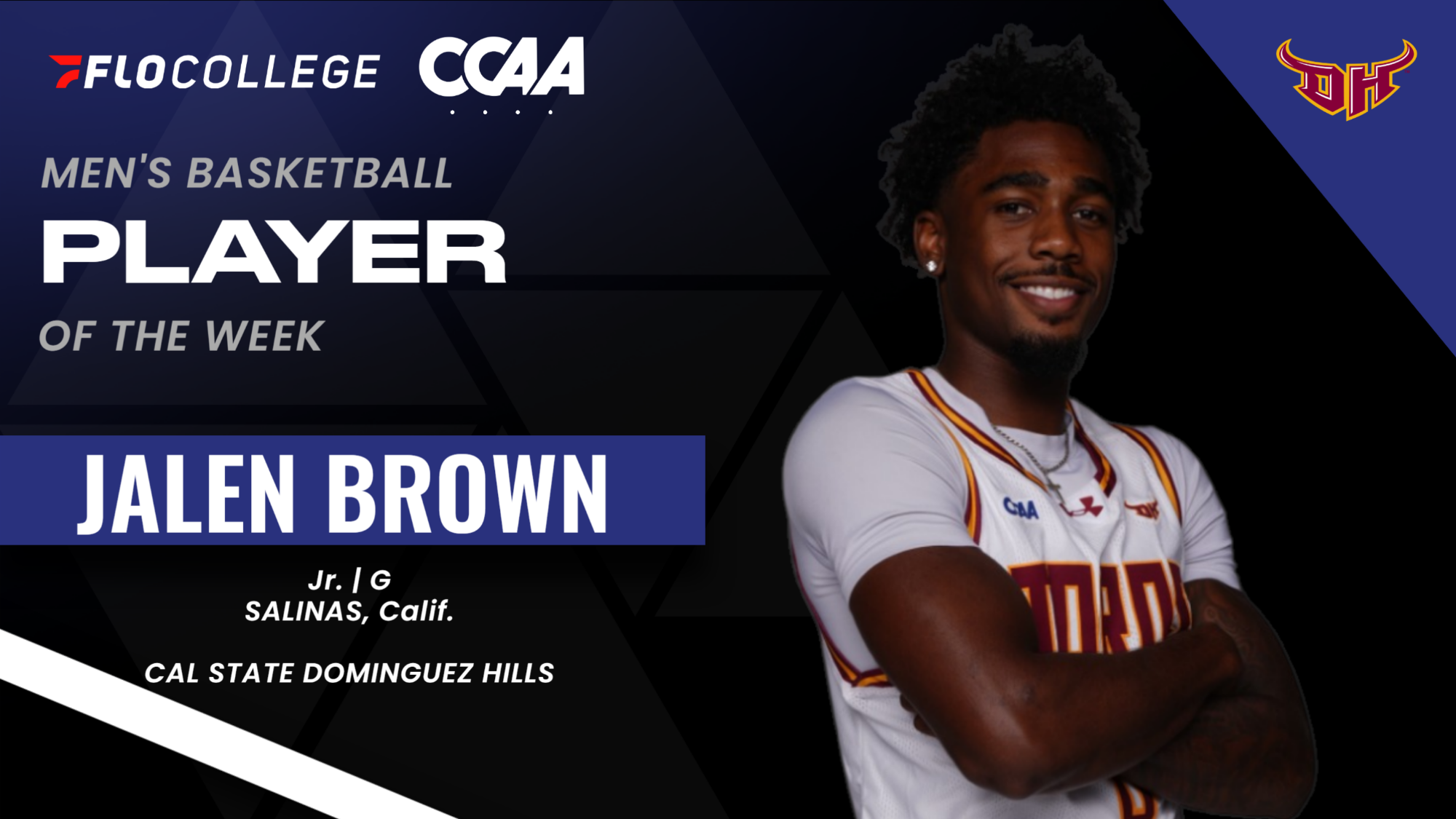 Jalen Brown CCAA AOTW Jan 6 2026