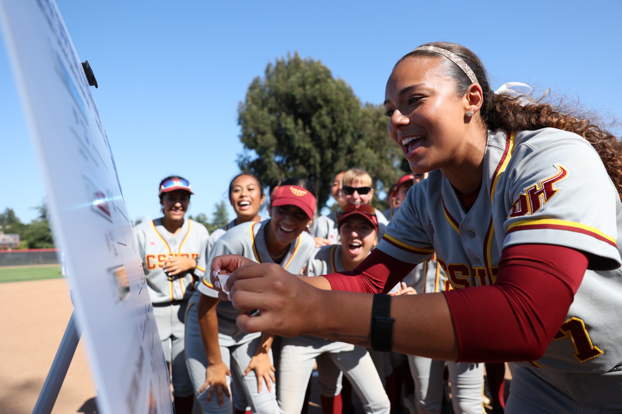 May 6, 2026; Hayward, California, USA; 2026 CCAA Softball Tournament: Game 1 Cal State Monterey Bay vs Cal State Dominguez Hills; (Photo credit: Don Collier/KLC ƒotos)