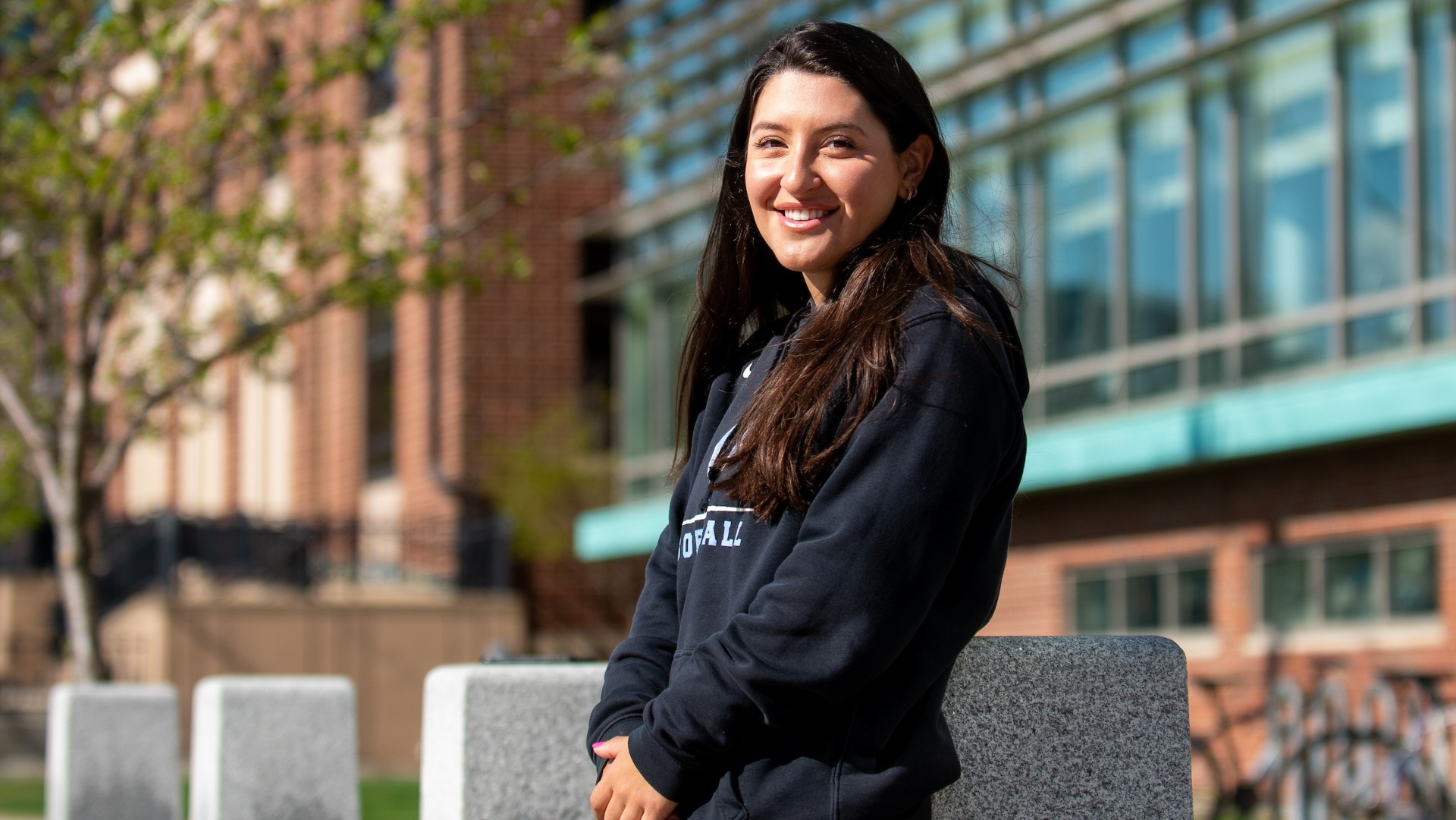 Portrait of Softball senior Katrina Yuzefpolsky.