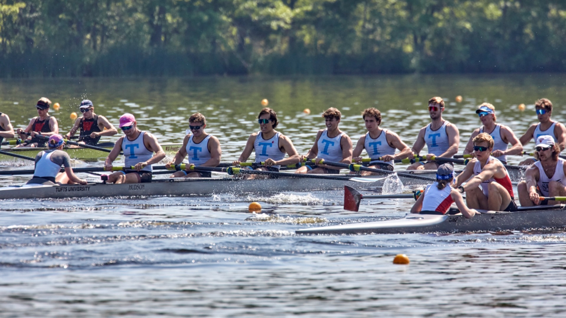 1st Varsity Rowers Second in IRA Heat, Move on to Grand Final Tufts