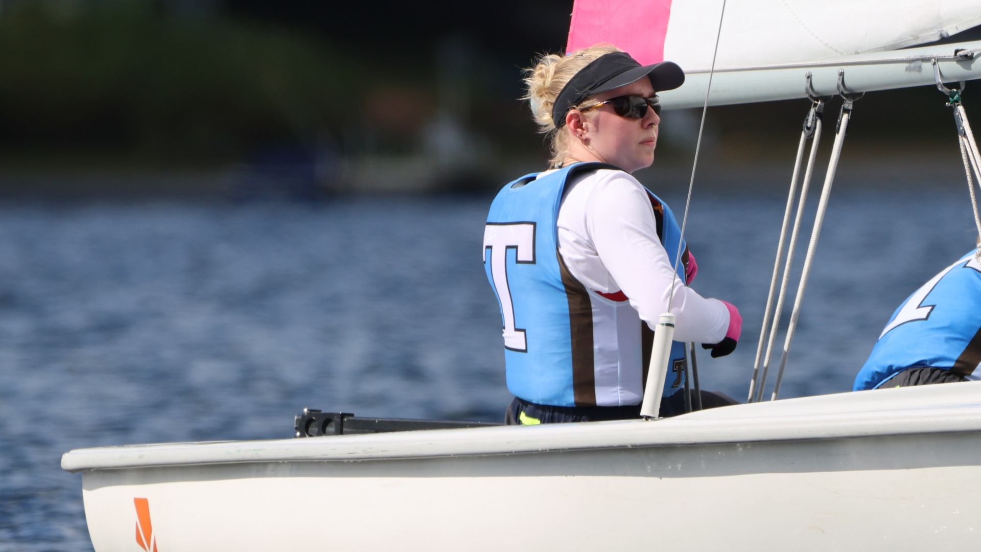 Ella Hubbard skippers at the 2024 Mrs. Hurst Bowl.