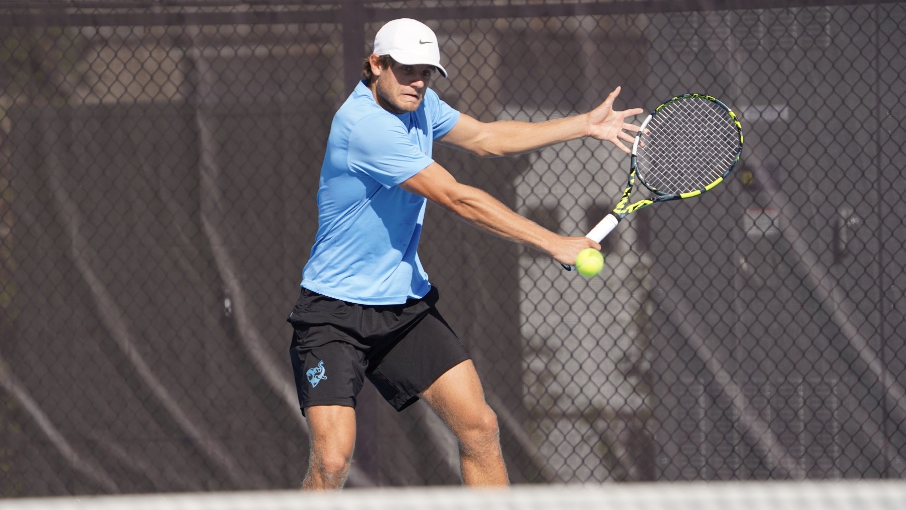 Alex Ganchev Hits Backhand 