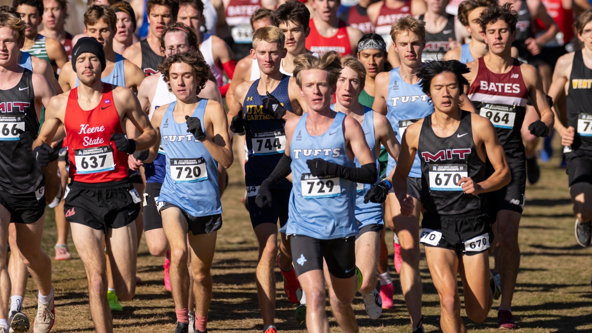 The Jumbos run in the NCAA East Regional in Hopkinton, New Hampshire.