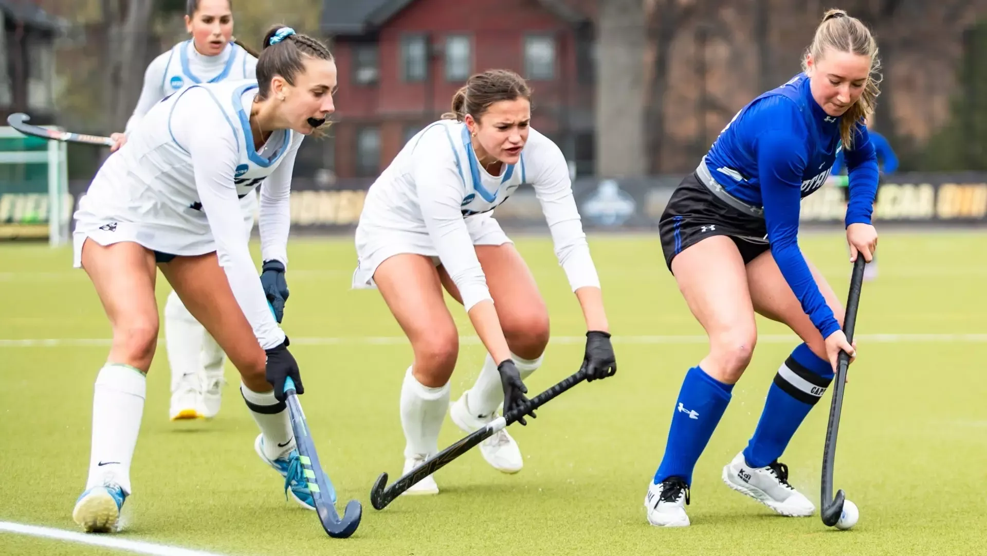 The Jumbo defense locks down against Christopher Newport in the national semifinals.