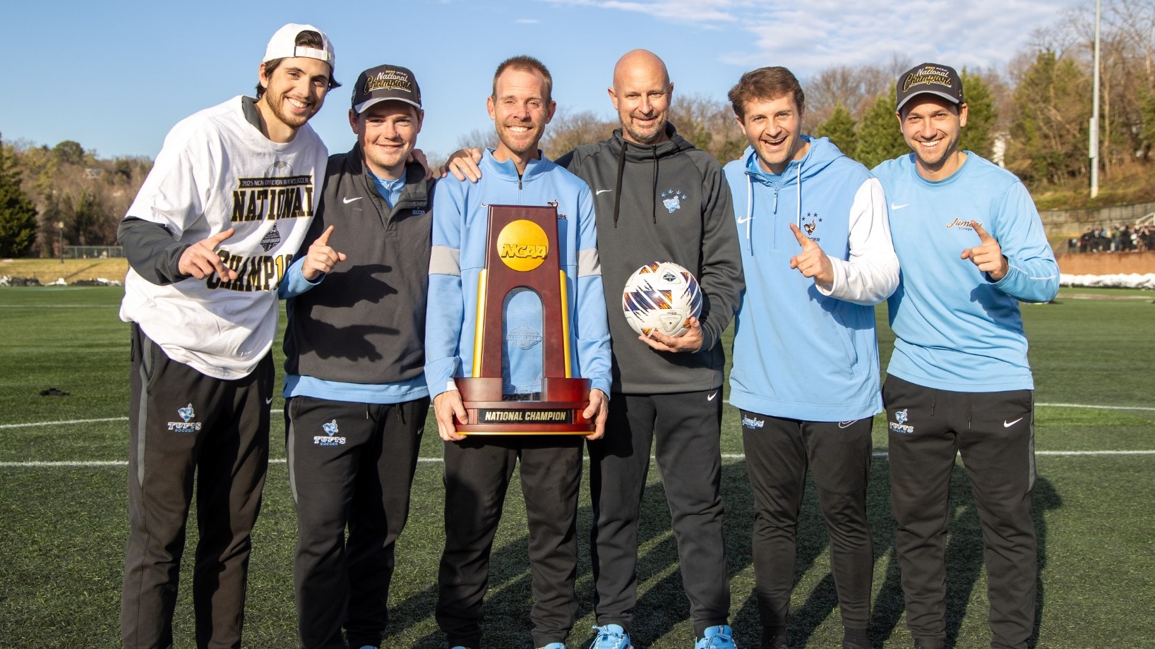 USC Coaching Staff of the Year Photo - NCAA Finals Trophy