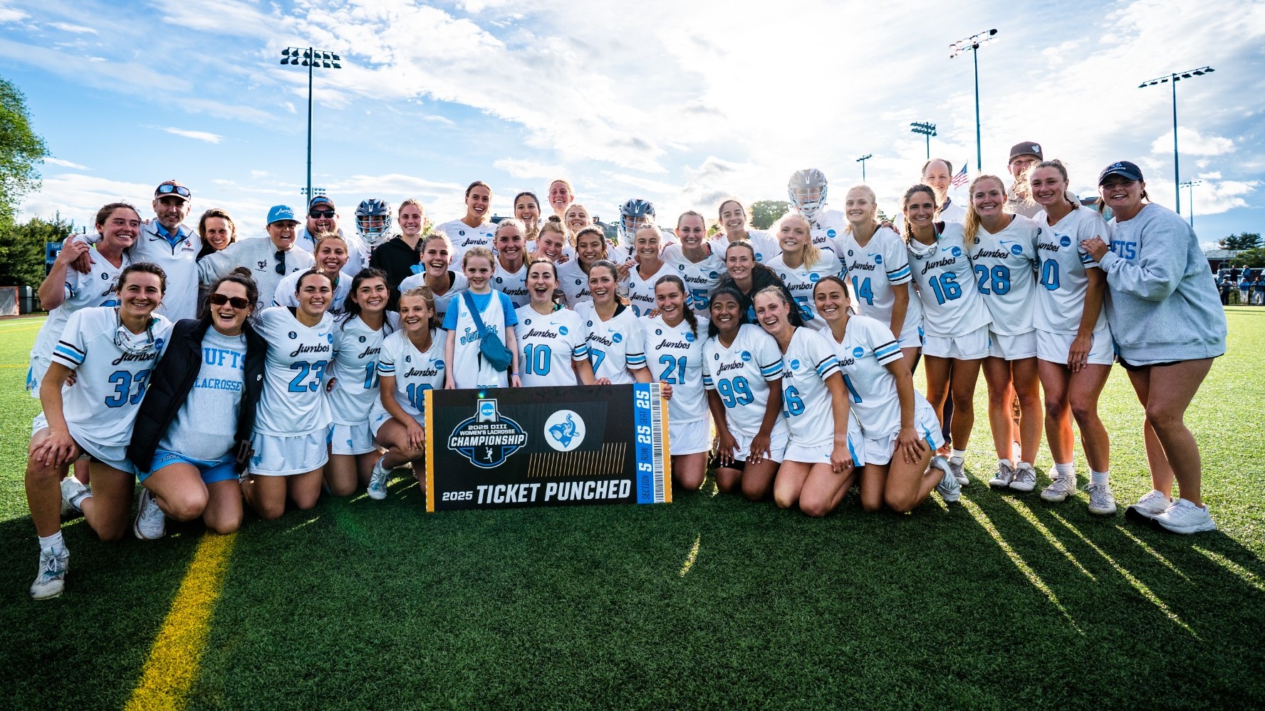 Tufts Women's Lacrosse Ticket Punched Photo