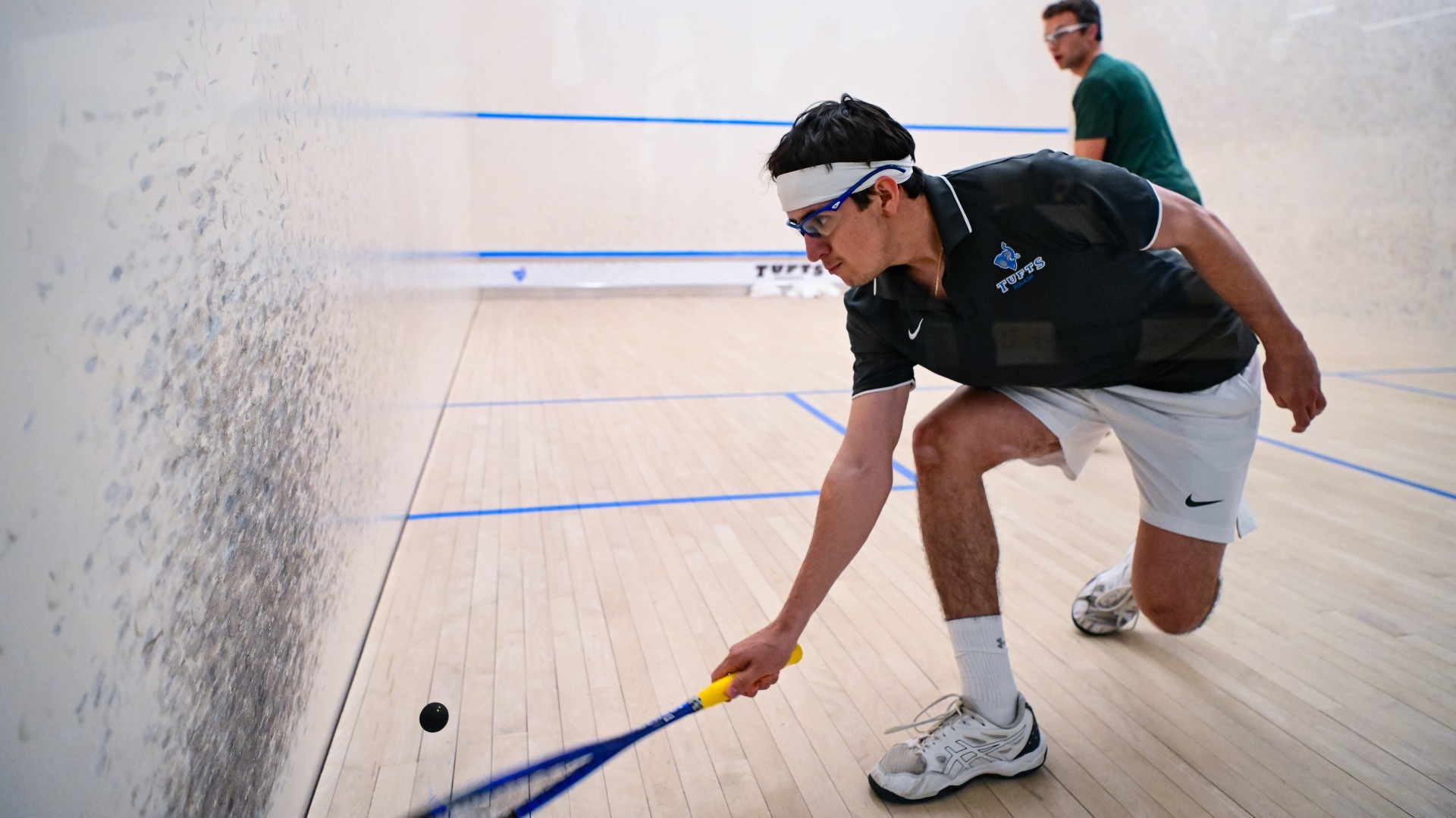 Santiago Medina Carrillo plays for Tufts against Dartmouth College.