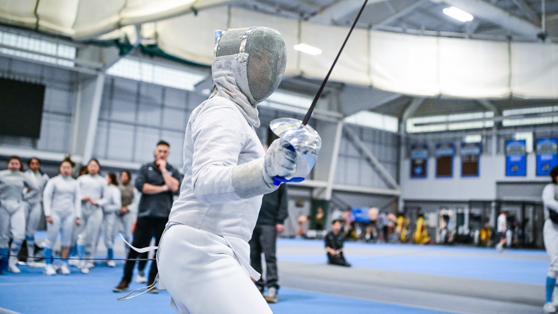Emily Xu Fences Against Wellesley January 18.