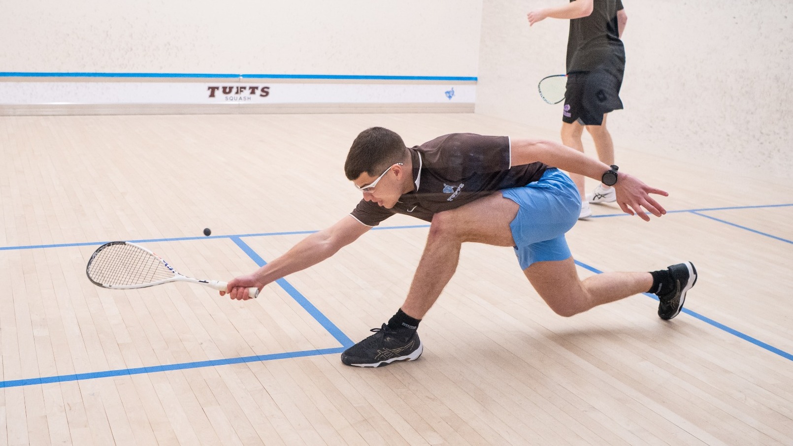 Khaled Serag Hits Shot Against Amherst College January 18.